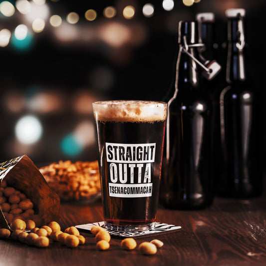 WS Straight Outta Tsenacommacah Pint Glass