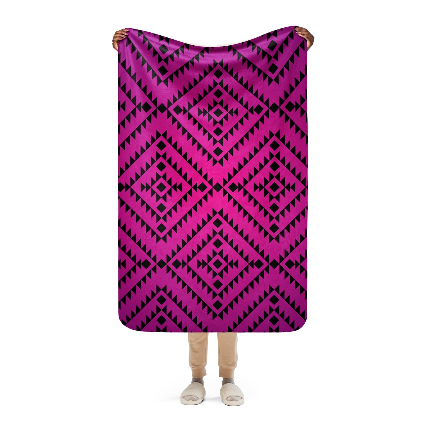 WS Sherpa Blanket (Pink Ombre)