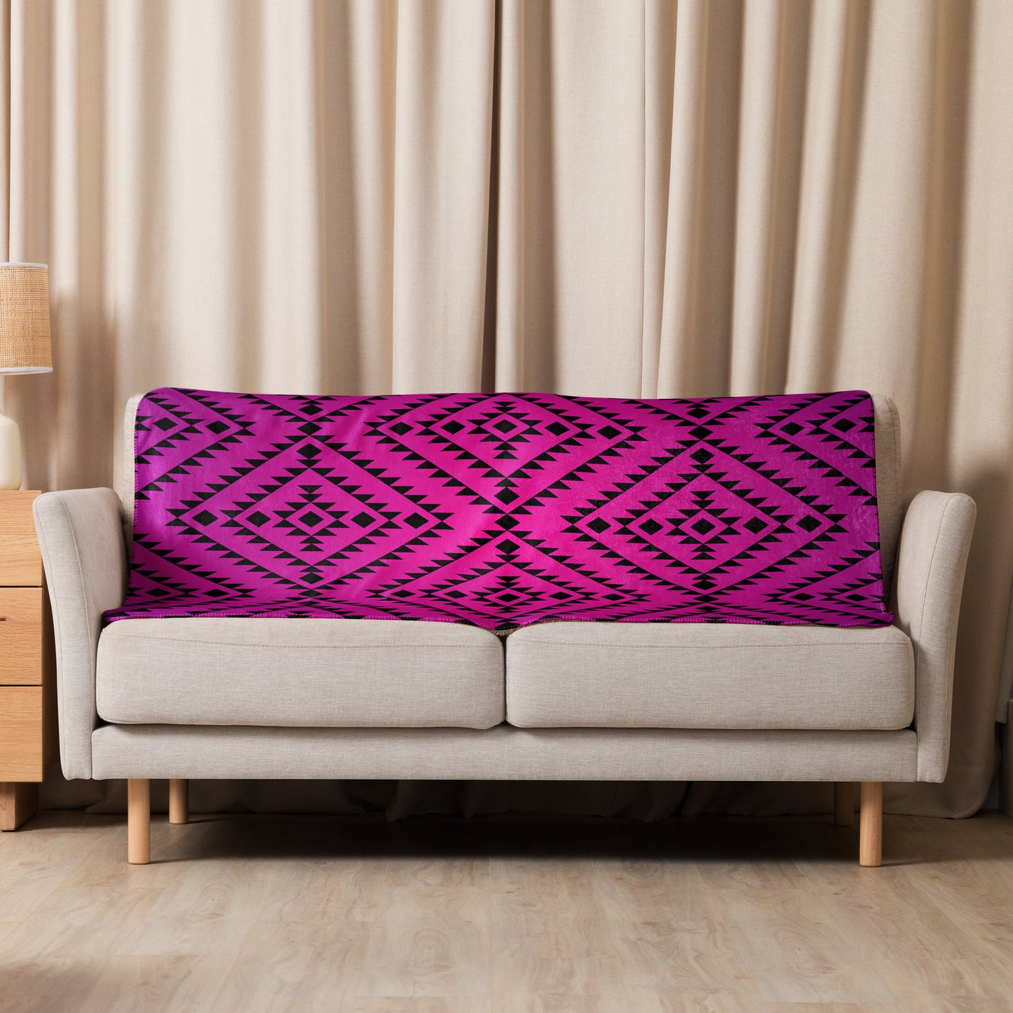 WS Sherpa Blanket (Pink Ombre)