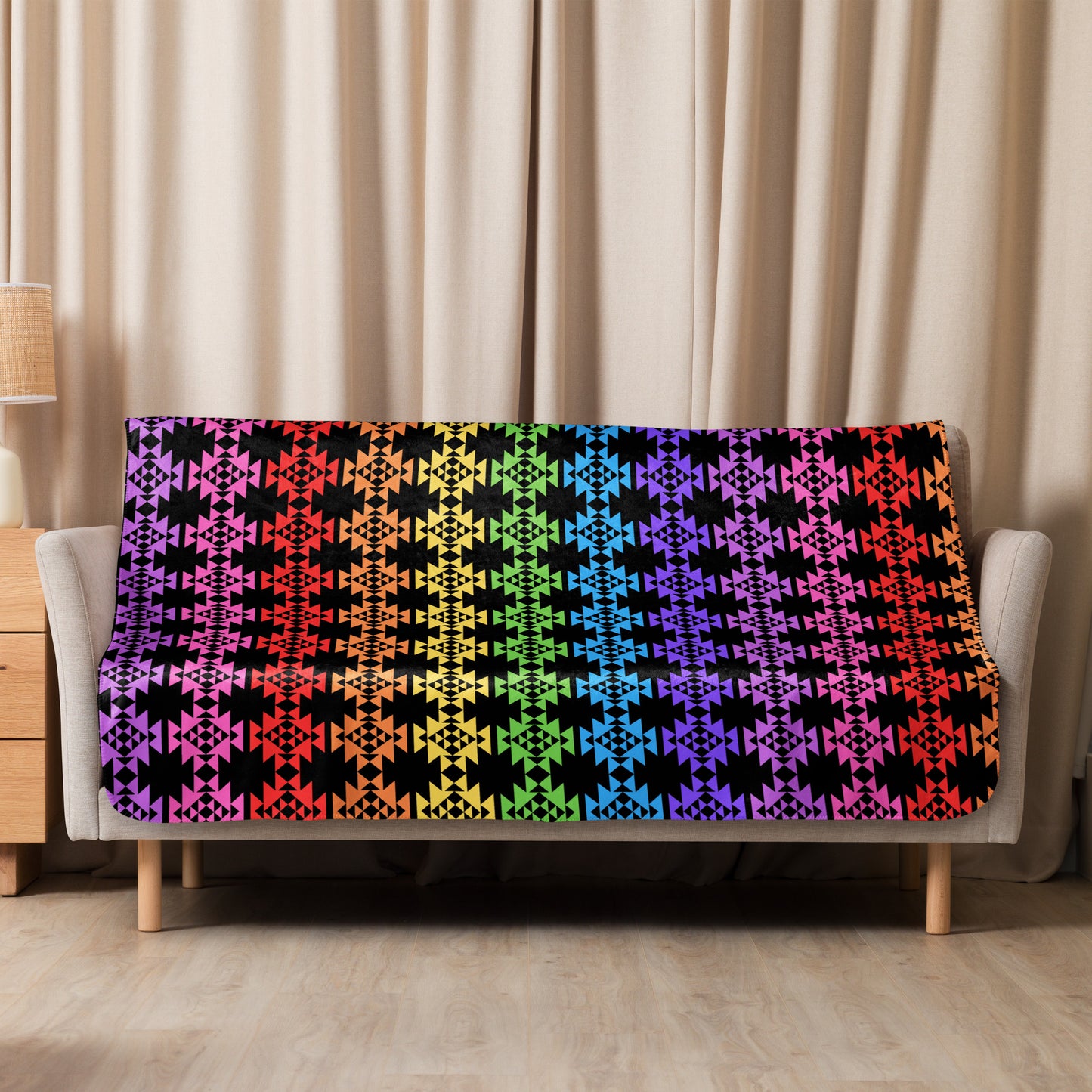 WS Sherpa Blanket (Rainbow)