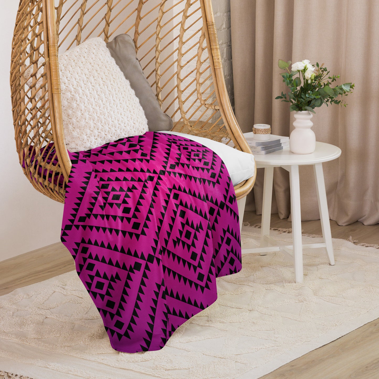 WS Sherpa Blanket (Pink Ombre)