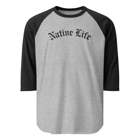 WS Native Life Unisex 3/4 Sleeve Raglan Tee