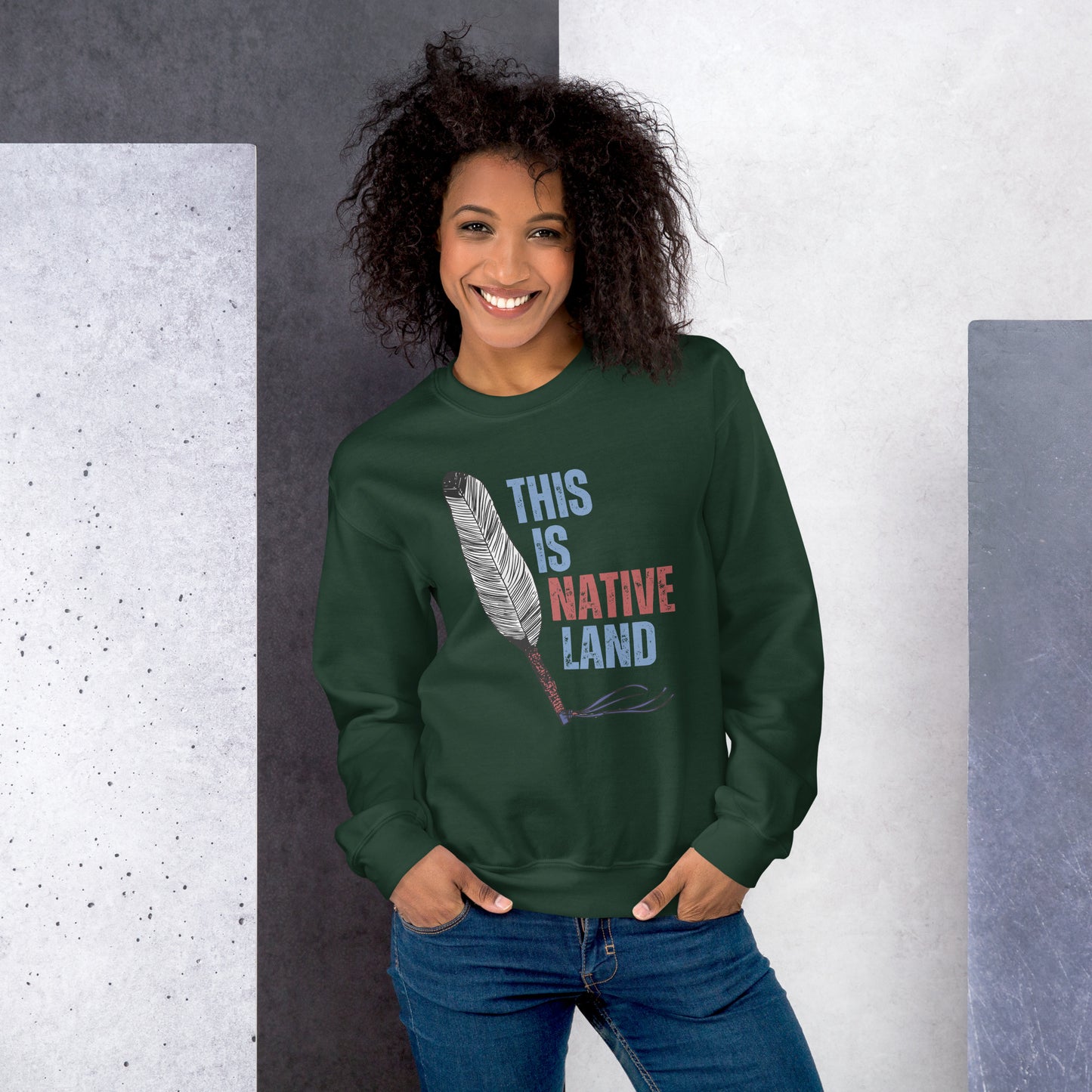 WS This Is Native Land Unisex Sweatshirt