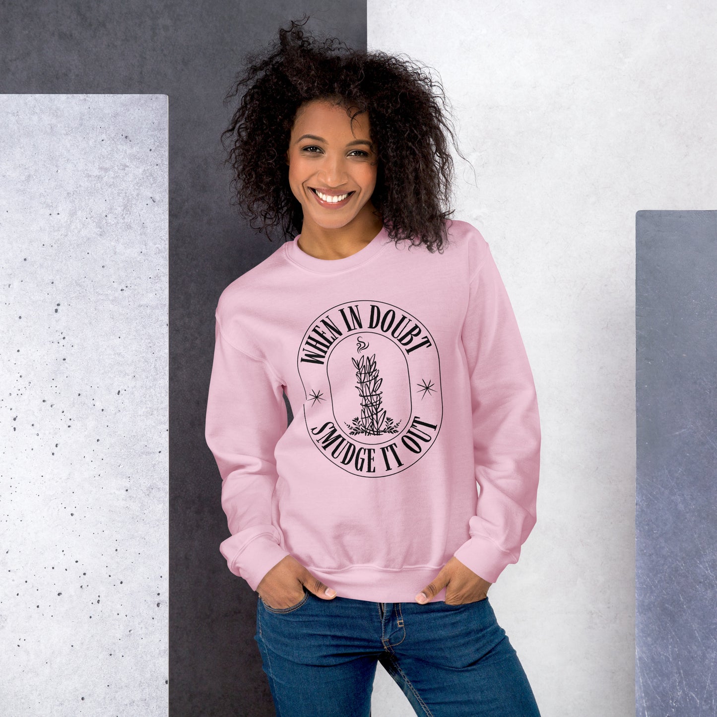 WS Smudge It Out Unisex Sweatshirt (Light)