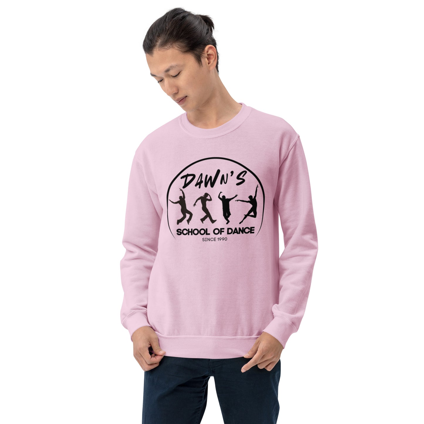 DSOD Logo- Male Dancers Unisex Crewneck Sweatshirt