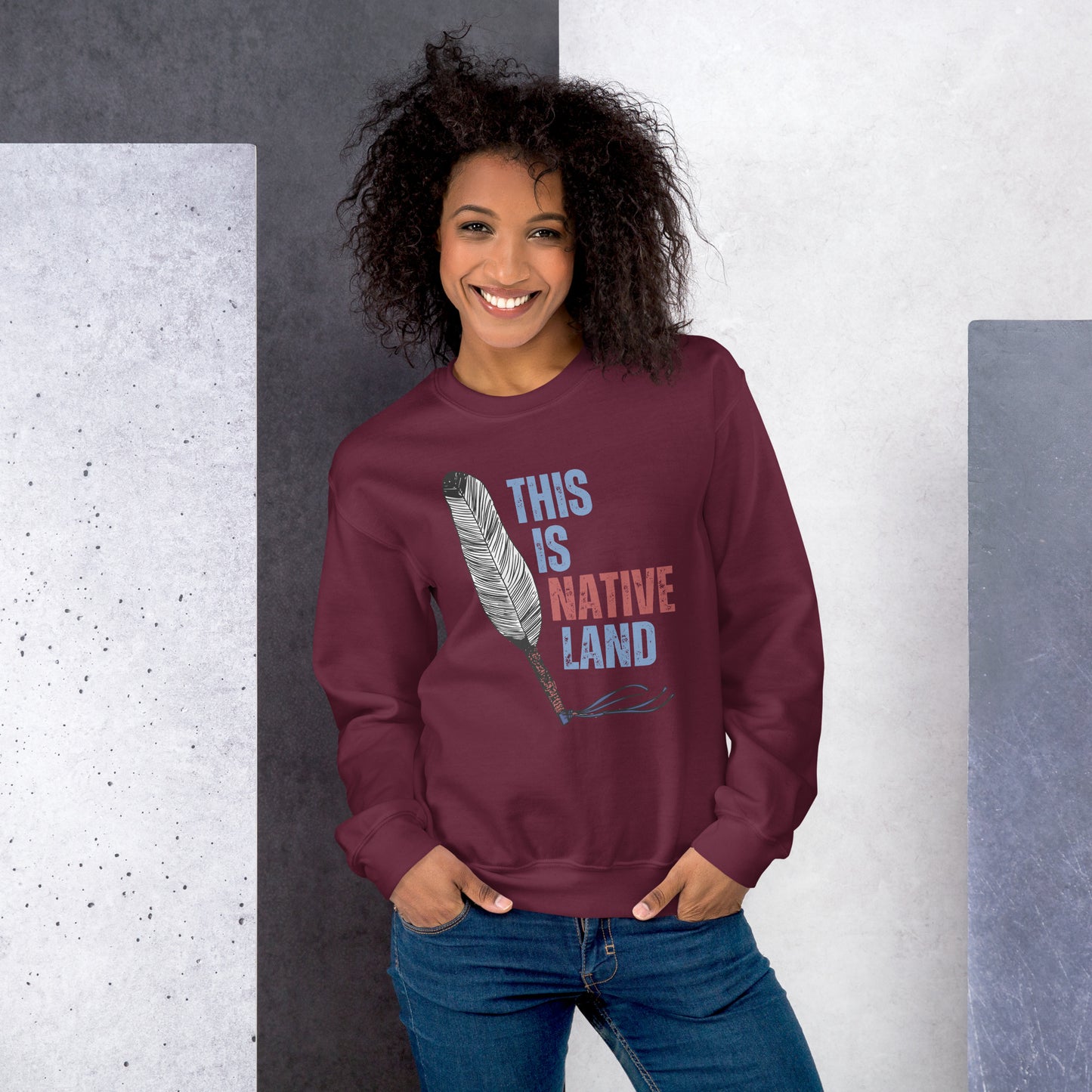 WS This Is Native Land Unisex Sweatshirt
