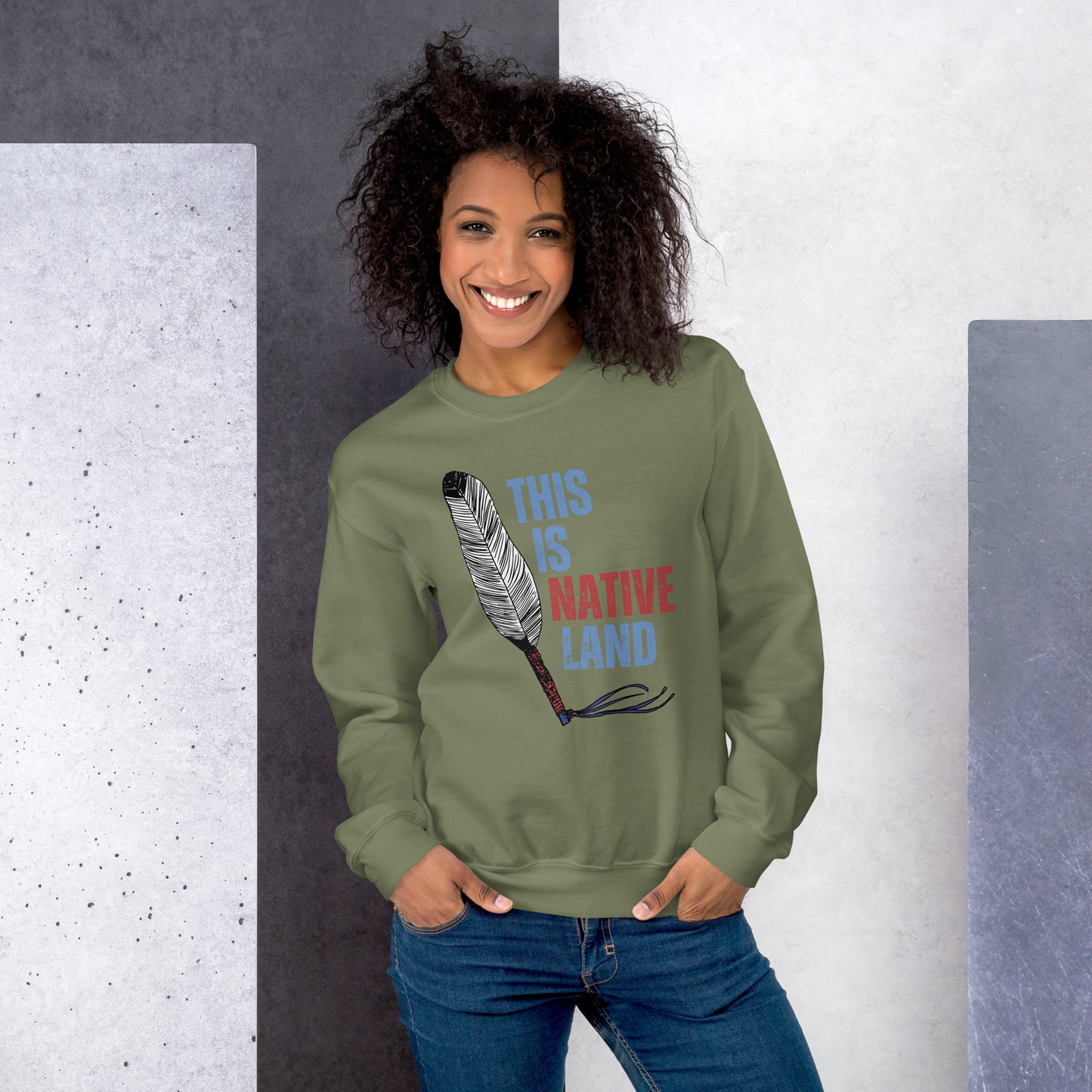 WS This Is Native Land Unisex Sweatshirt