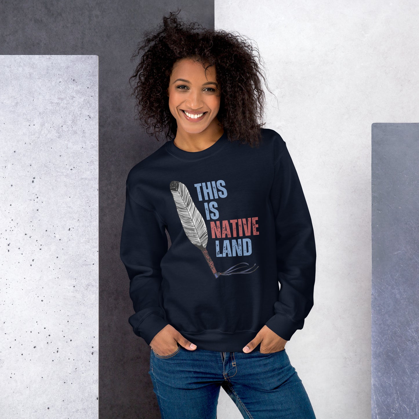 WS This Is Native Land Unisex Sweatshirt