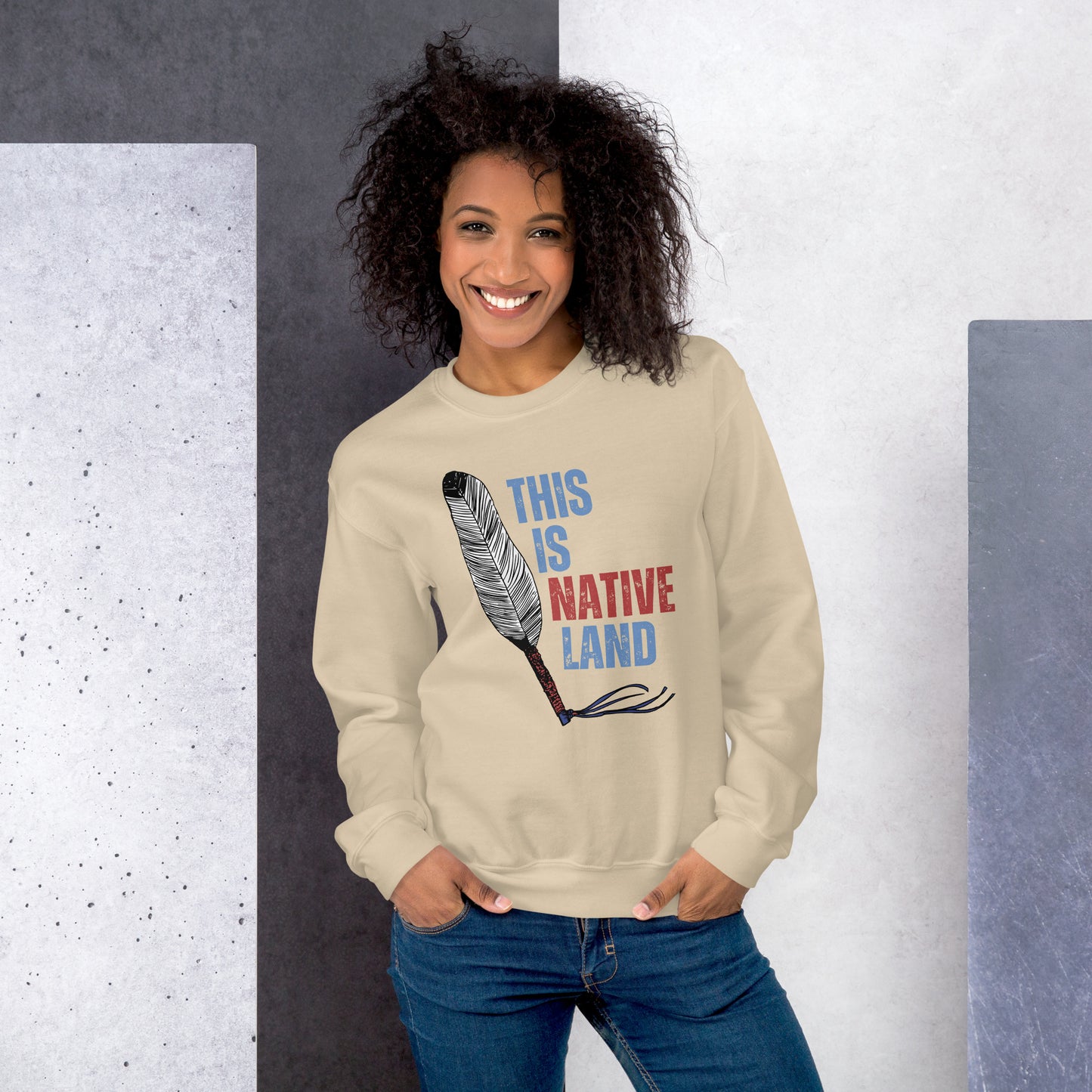 WS This Is Native Land Unisex Sweatshirt