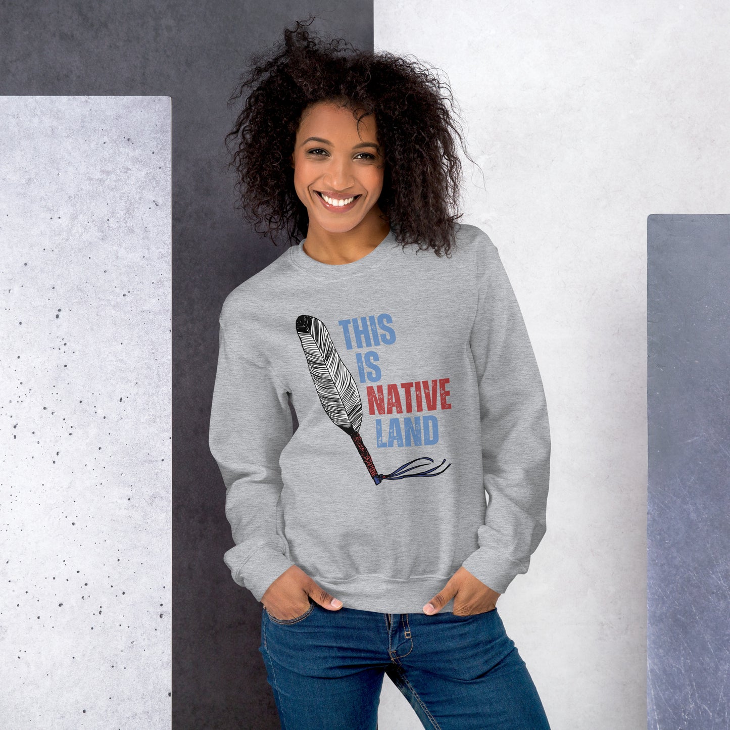 WS This Is Native Land Unisex Sweatshirt