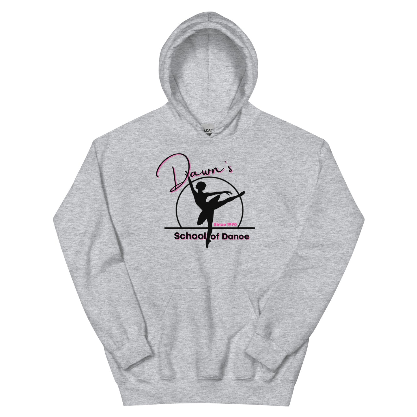 DSOD Logo- Pink Outline Unisex Hoodie