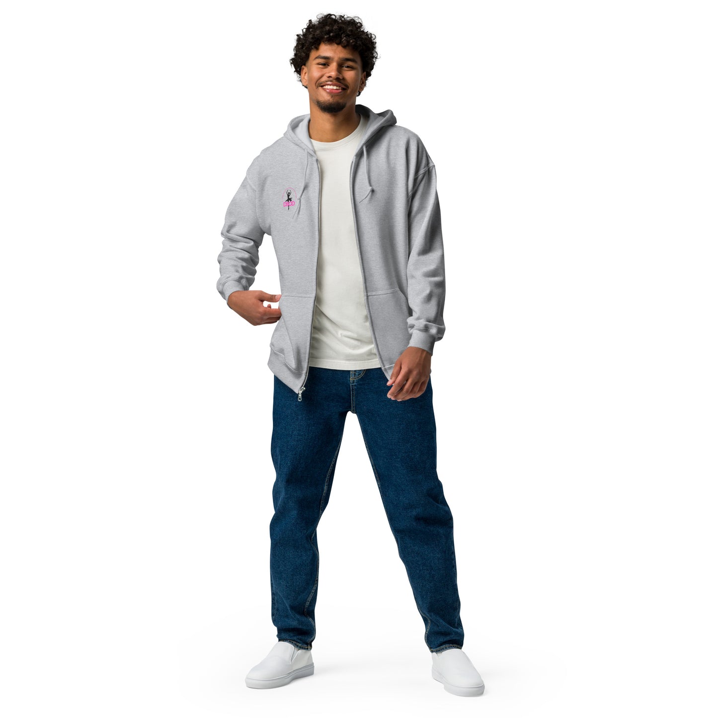 DSOD Logo- 35 Yr Star/Front Logo Unisex Zip Hoodie