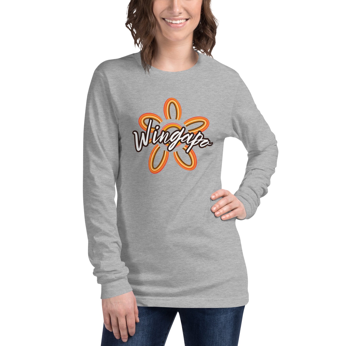 WS Wingapo Flower Unisex Long Sleeve Tee