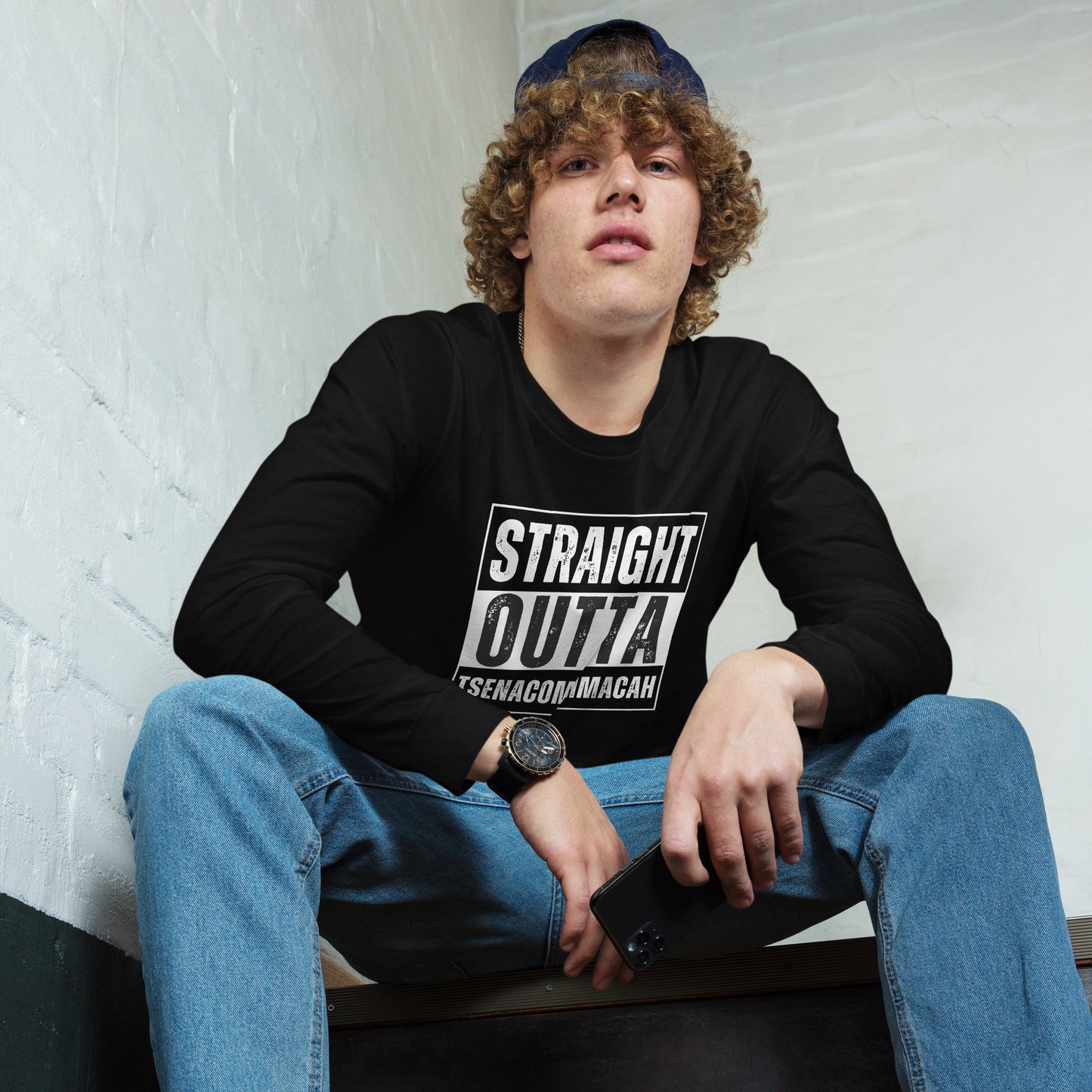 WS Straight Outta Tsenacommacah Unisex Long Sleeve Tee