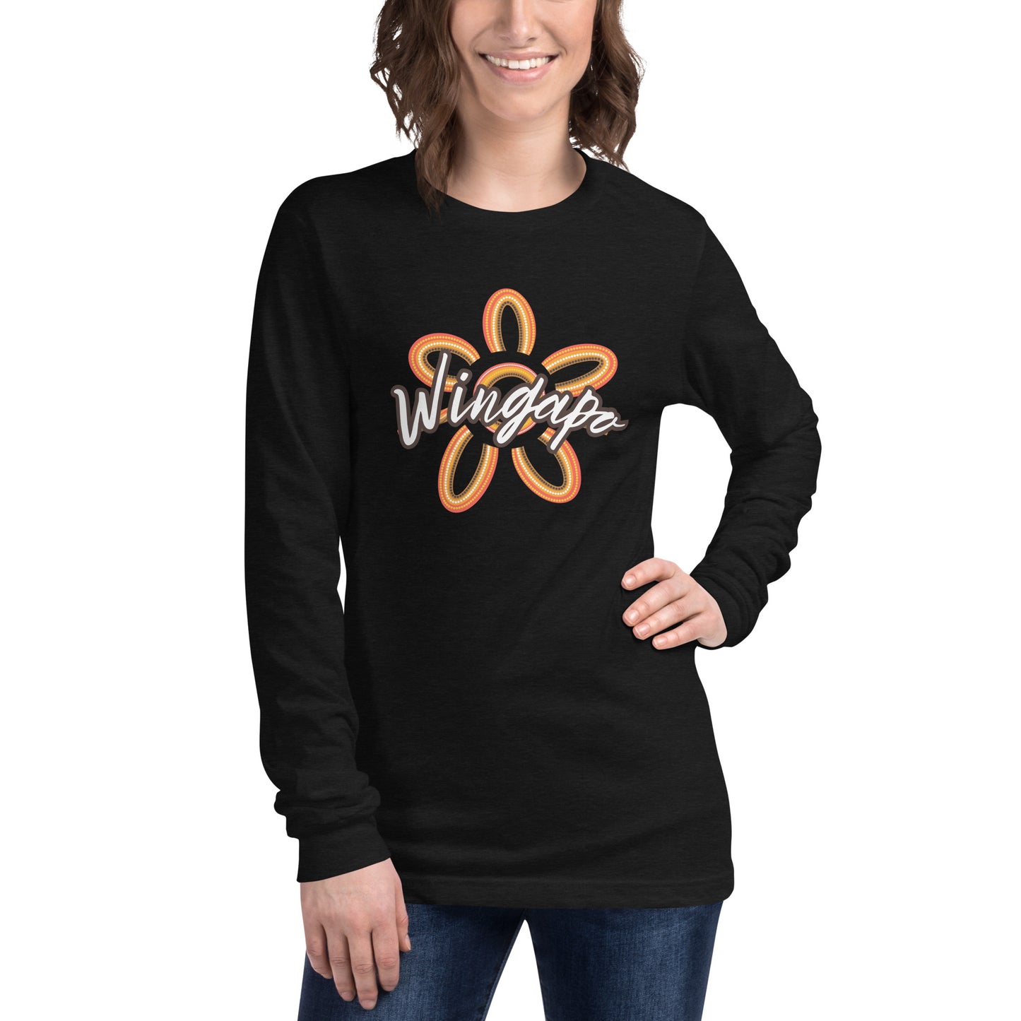 WS Wingapo Flower Unisex Long Sleeve Tee