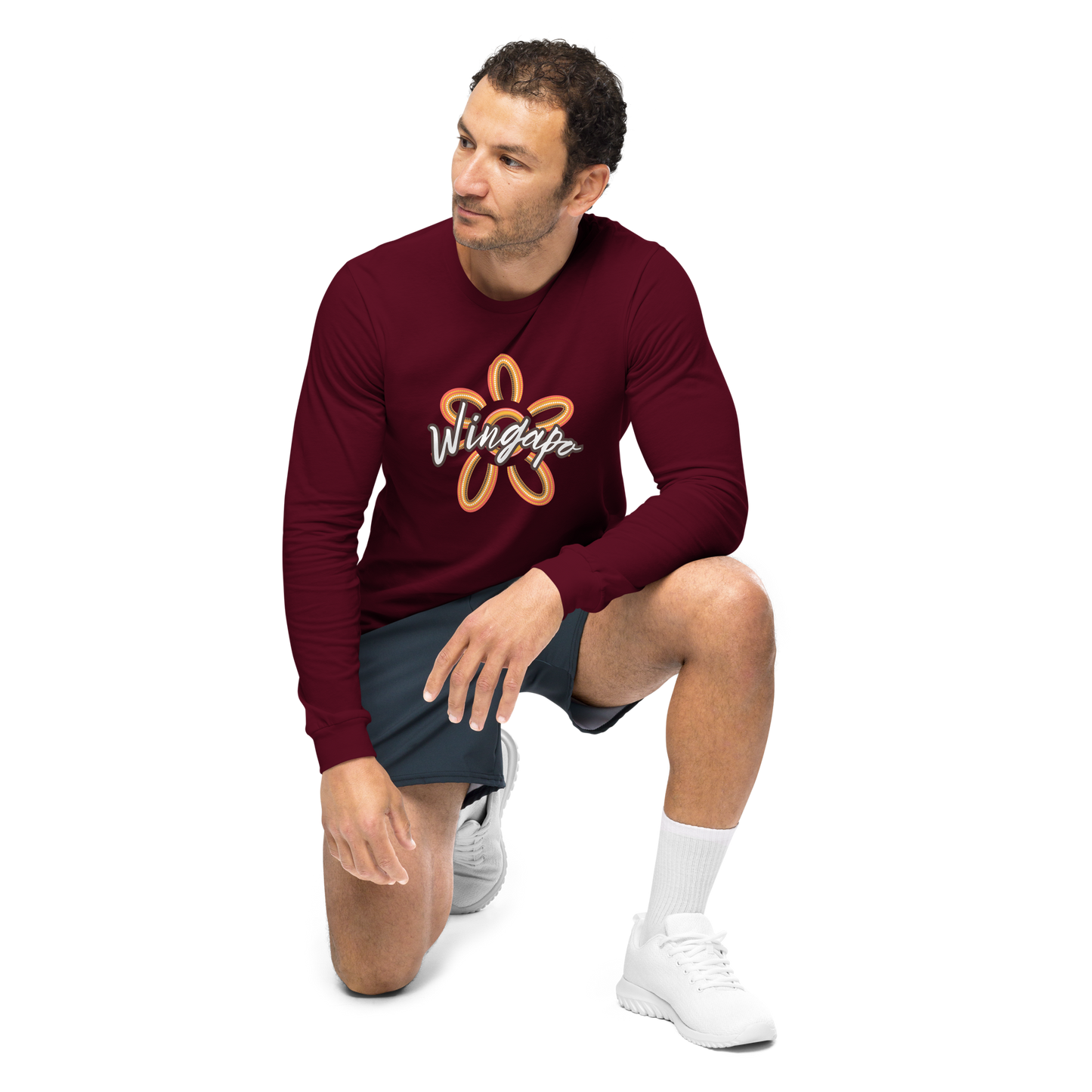 WS Wingapo Flower Unisex Long Sleeve Tee