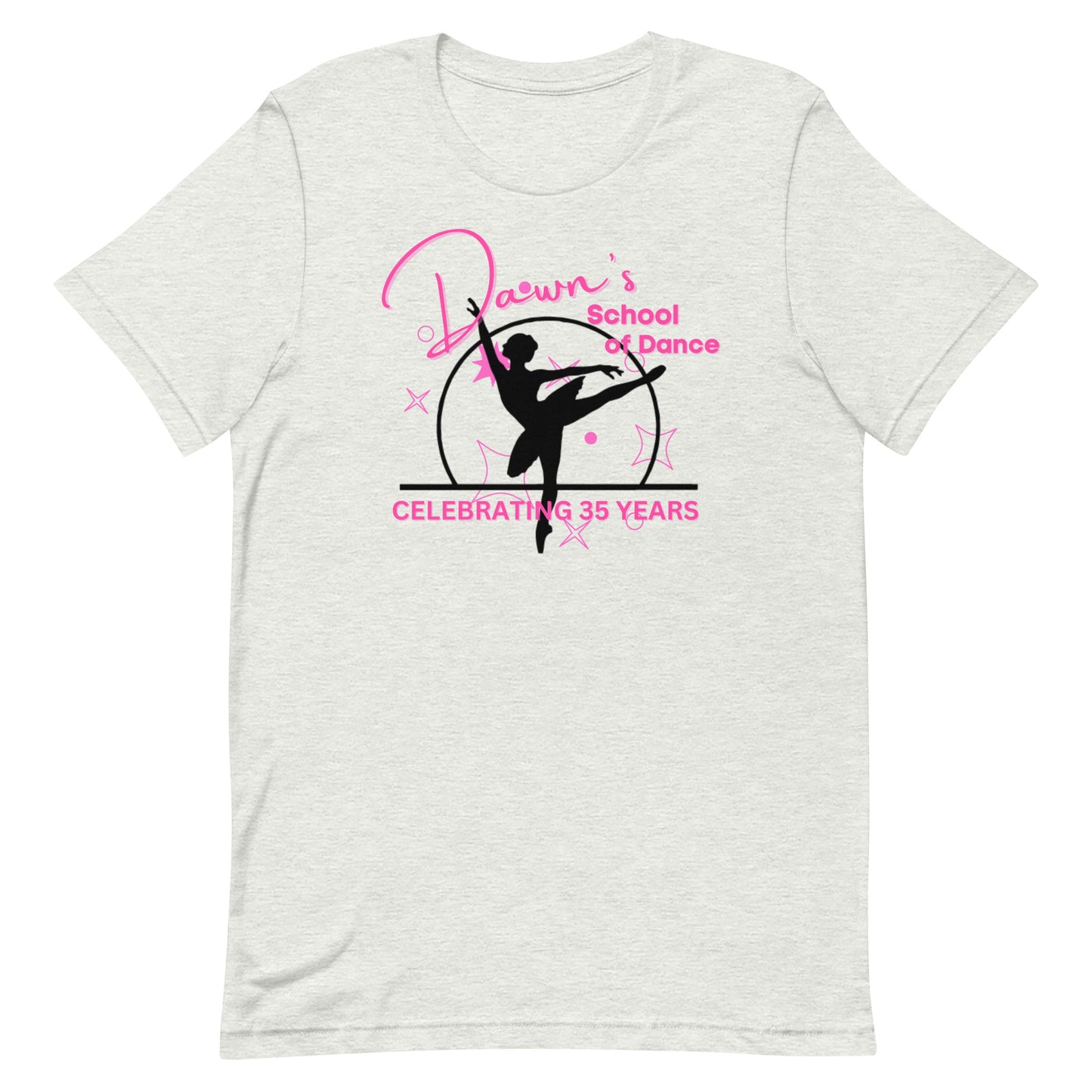 DSOD Logo- 35 Yr Pink Shapes Unisex T-Shirt