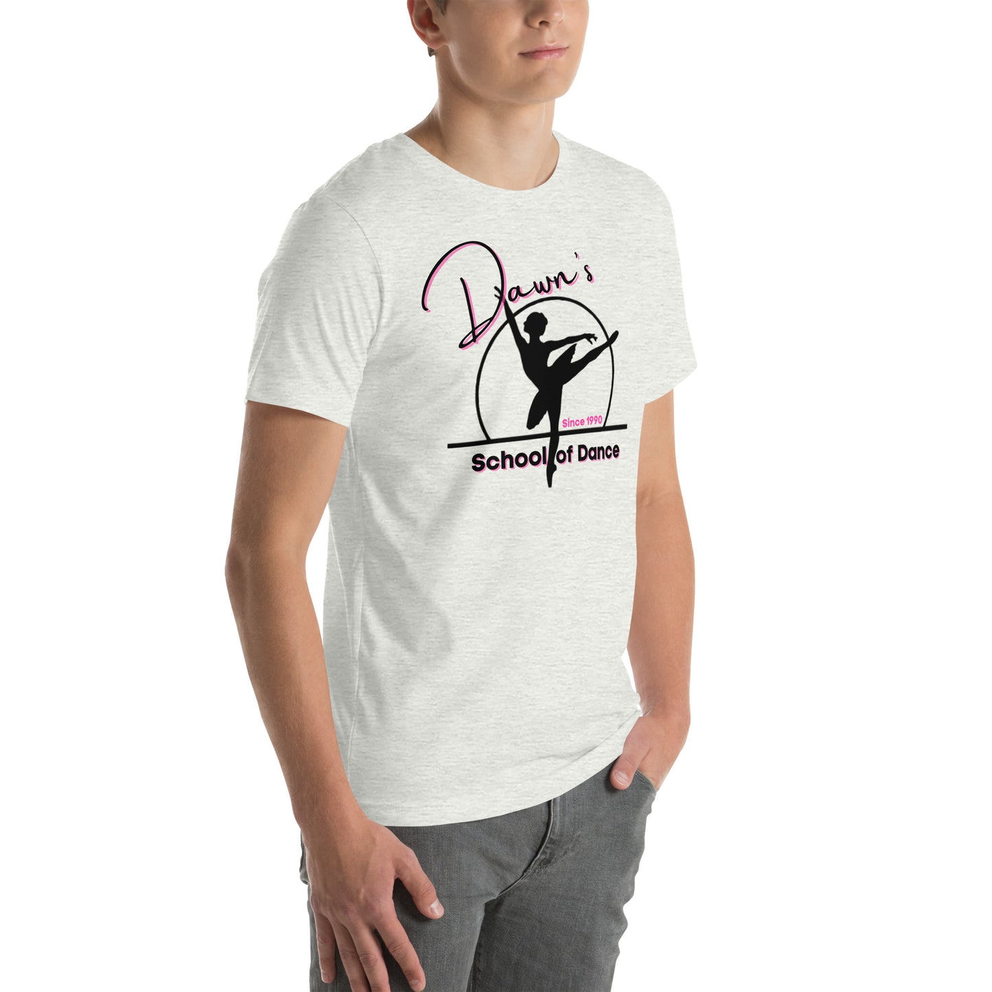 DSOD Black- Pink Outline Logo Unisex T-Shirt