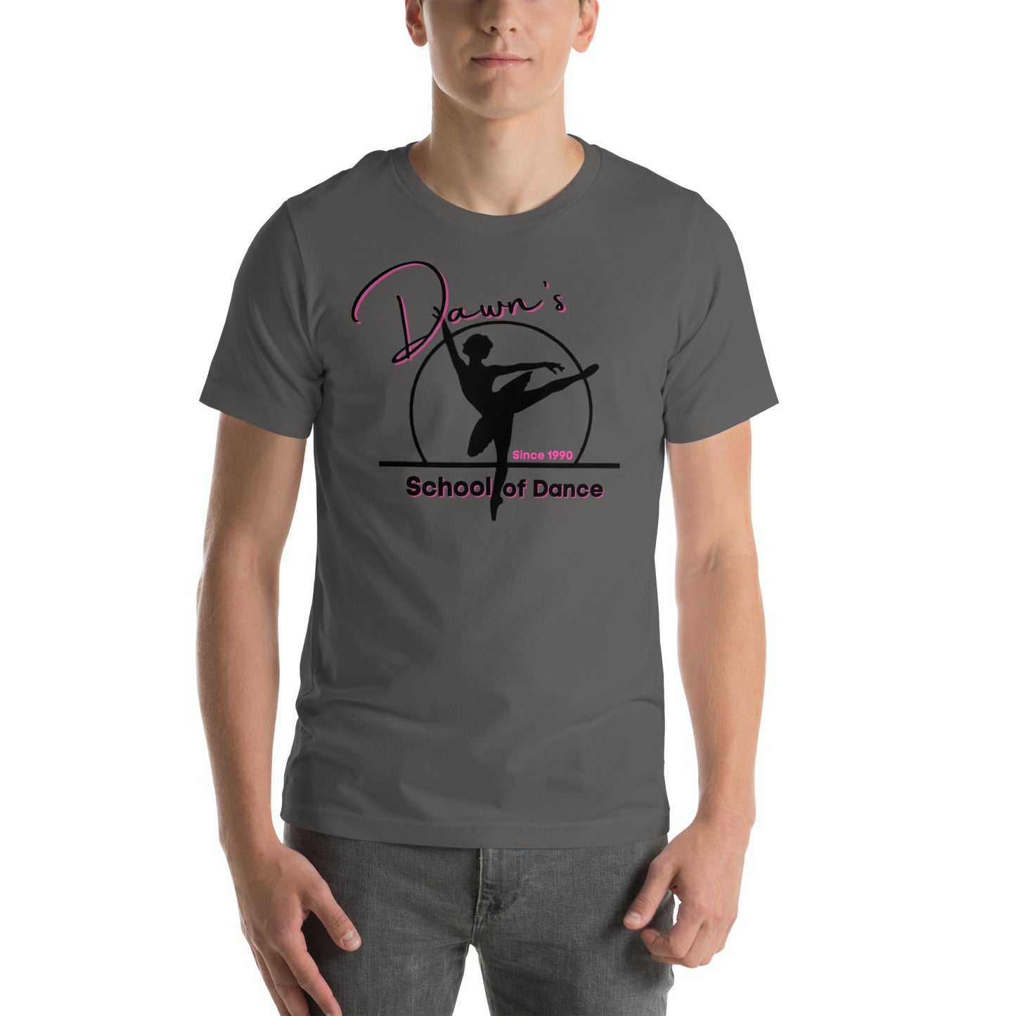 DSOD Black- Pink Outline Logo Unisex T-Shirt