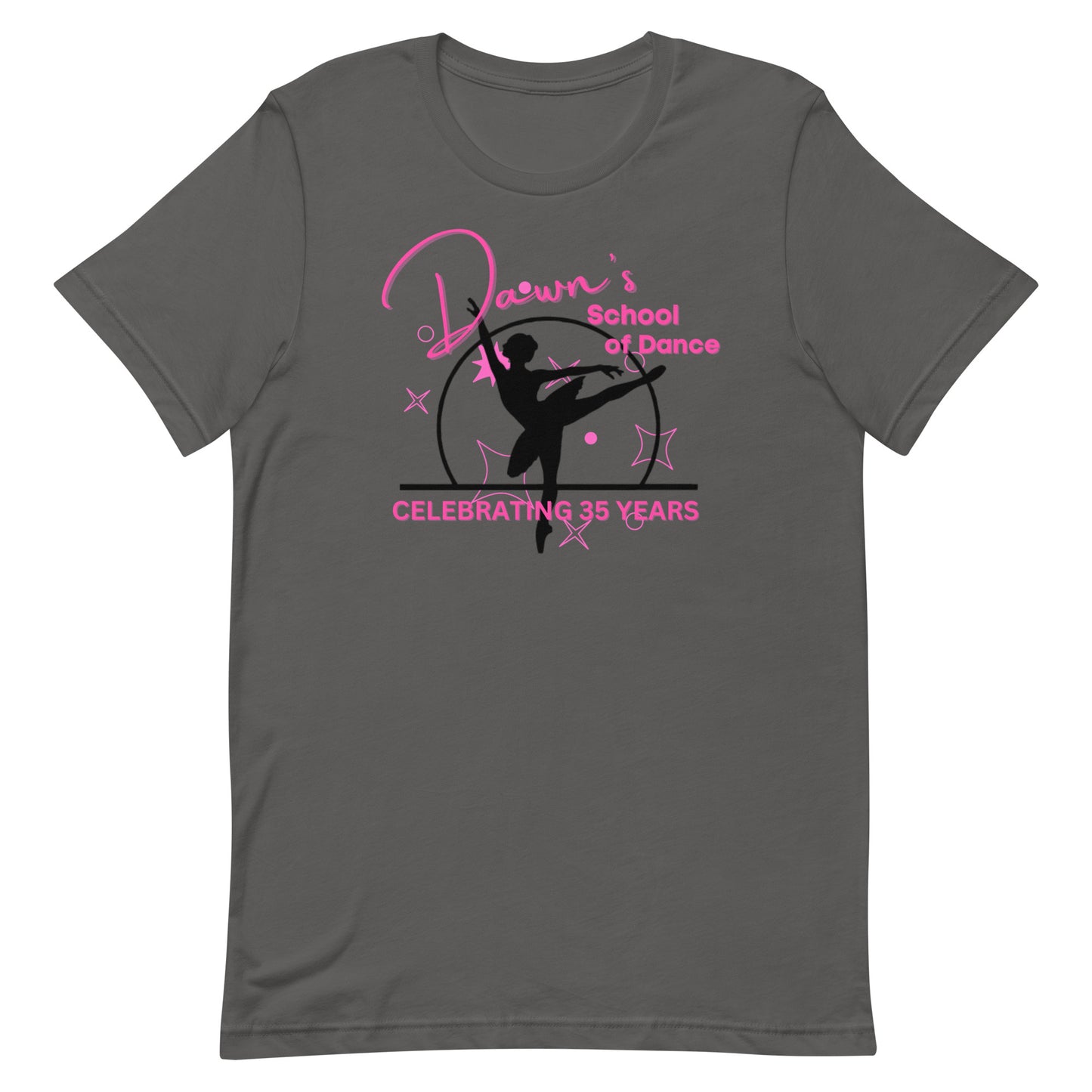 DSOD Logo- 35 Yr Pink Shapes Unisex T-Shirt