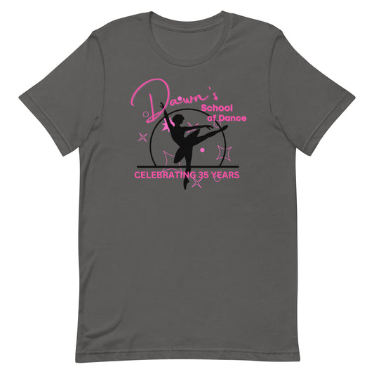 DSOD Logo- 35 Yr Pink Shapes Unisex T-Shirt