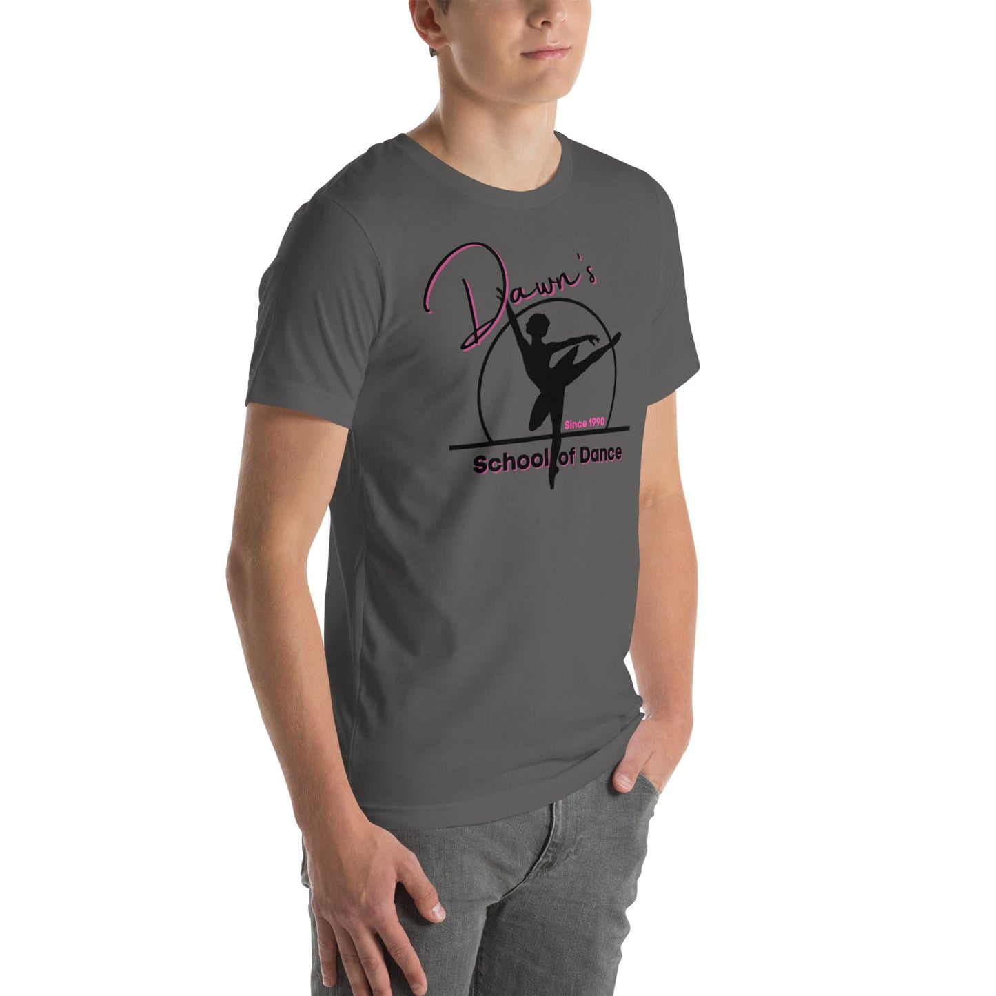 DSOD Black- Pink Outline Logo Unisex T-Shirt