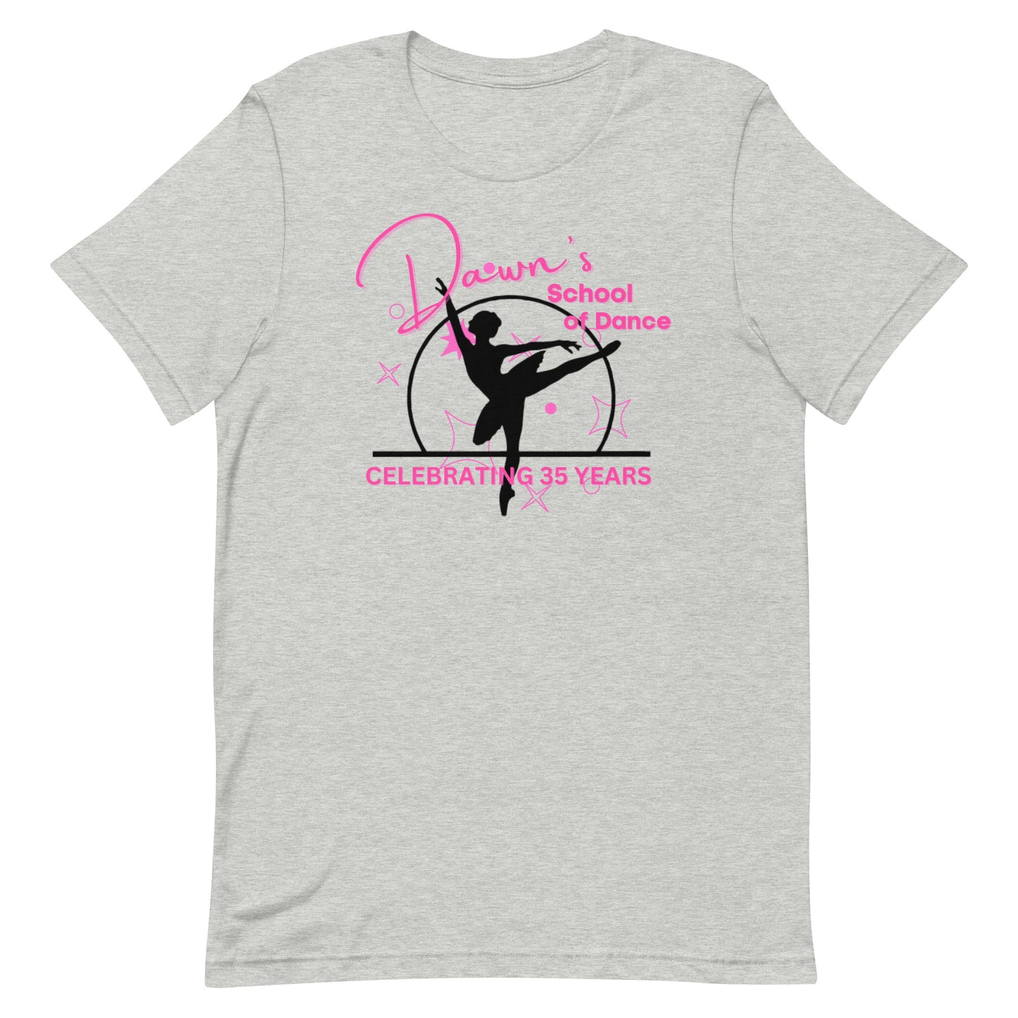 DSOD Logo- 35 Yr Pink Shapes Unisex T-Shirt