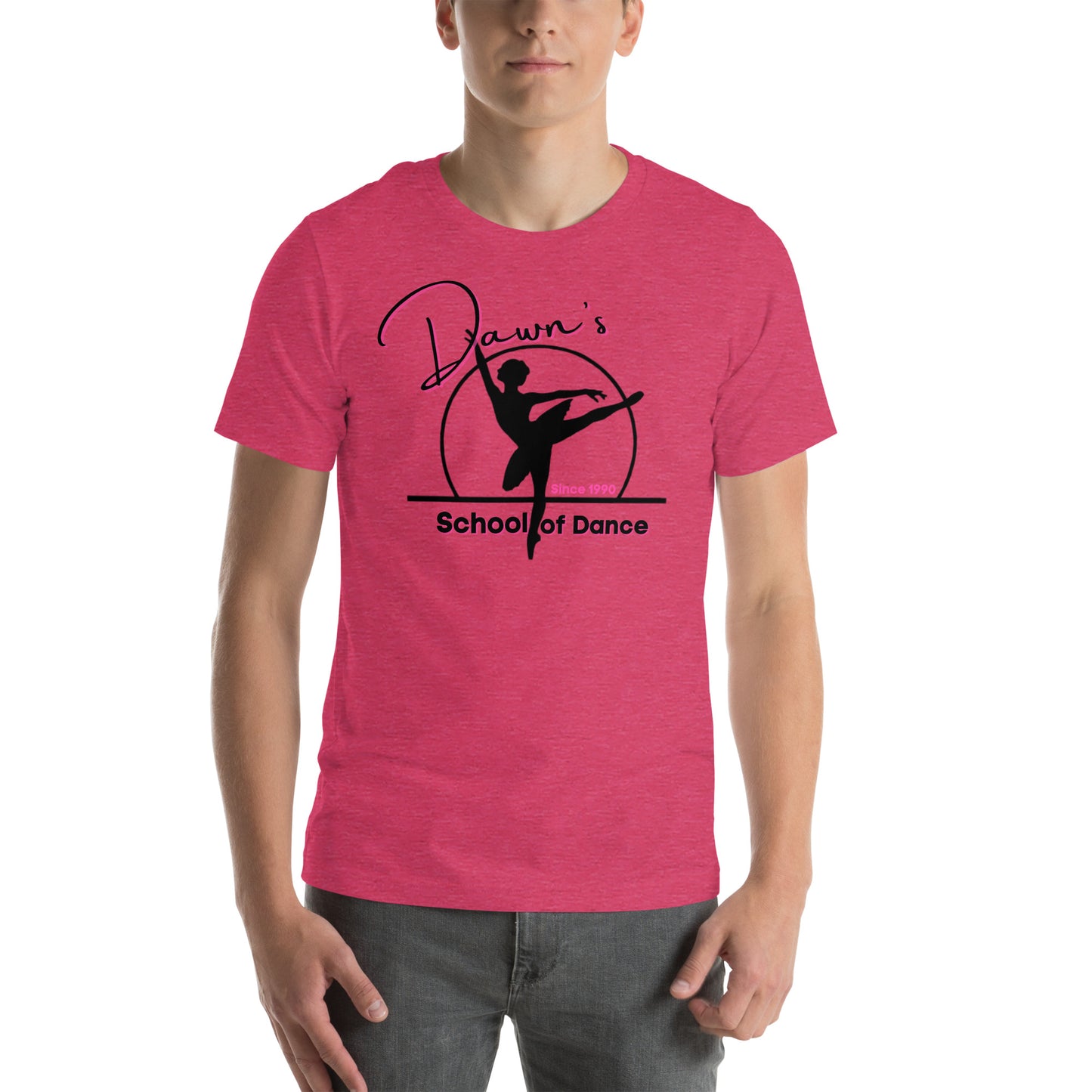 DSOD Black- Pink Outline Logo Unisex T-Shirt