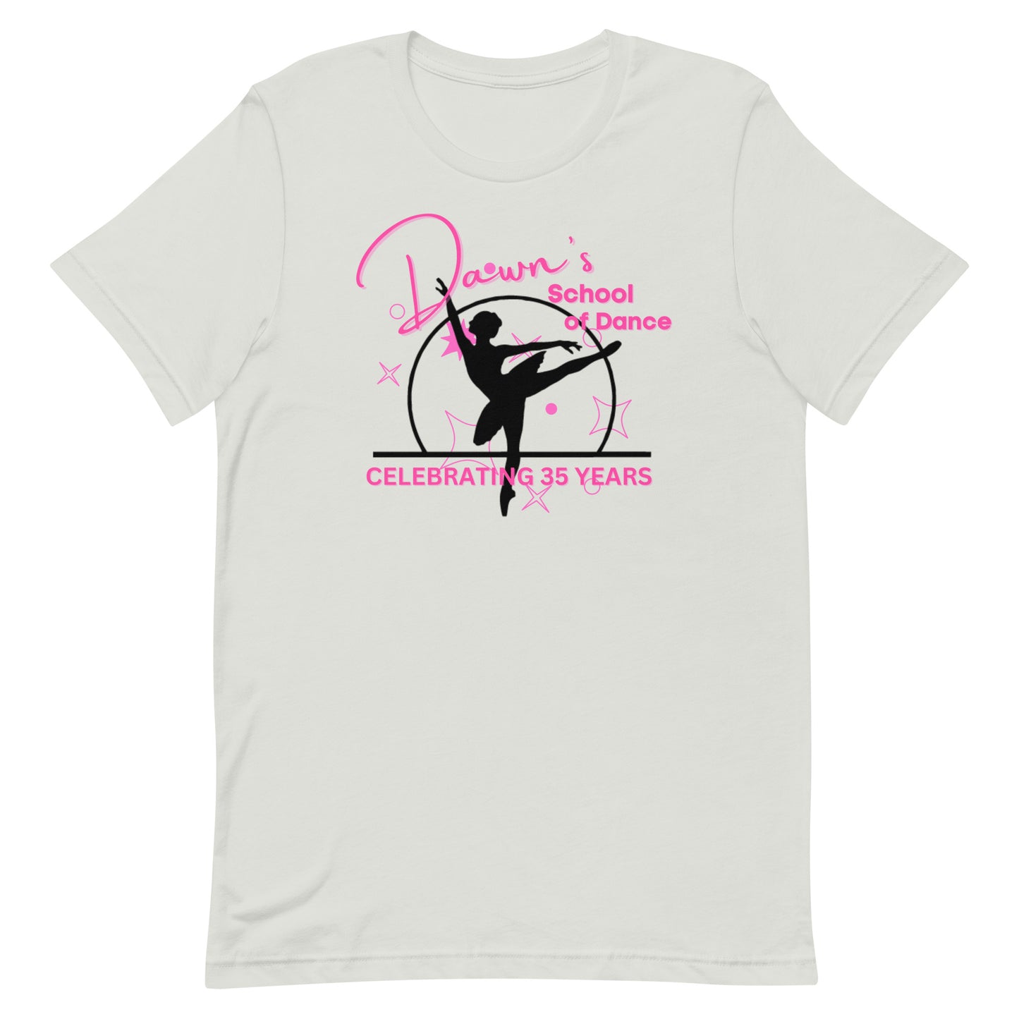 DSOD Logo- 35 Yr Pink Shapes Unisex T-Shirt