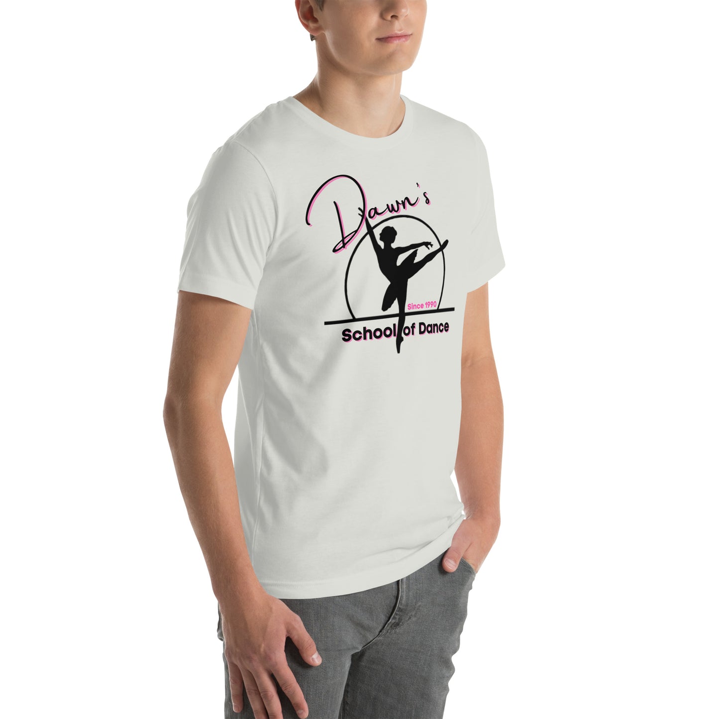 DSOD Black- Pink Outline Logo Unisex T-Shirt