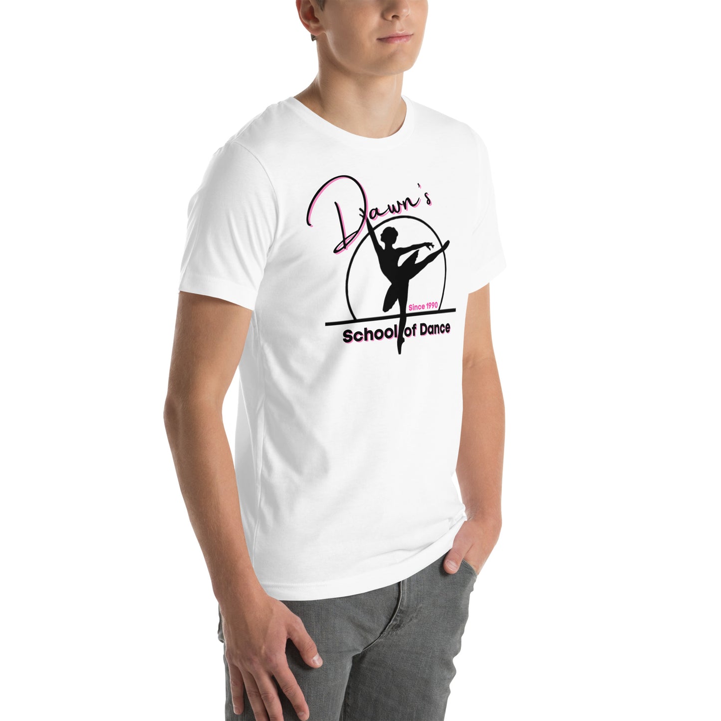 DSOD Black- Pink Outline Logo Unisex T-Shirt