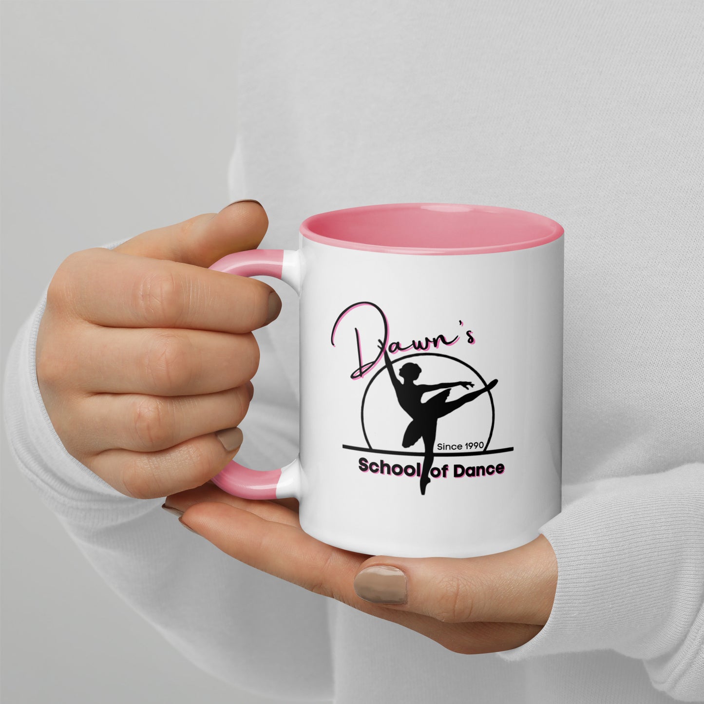 DSOD Logo- Pink Outline Color Splash Mug