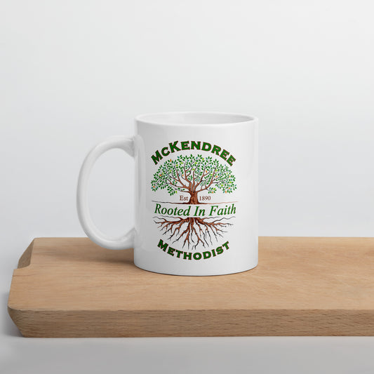 MM Logo White Glossy Mug