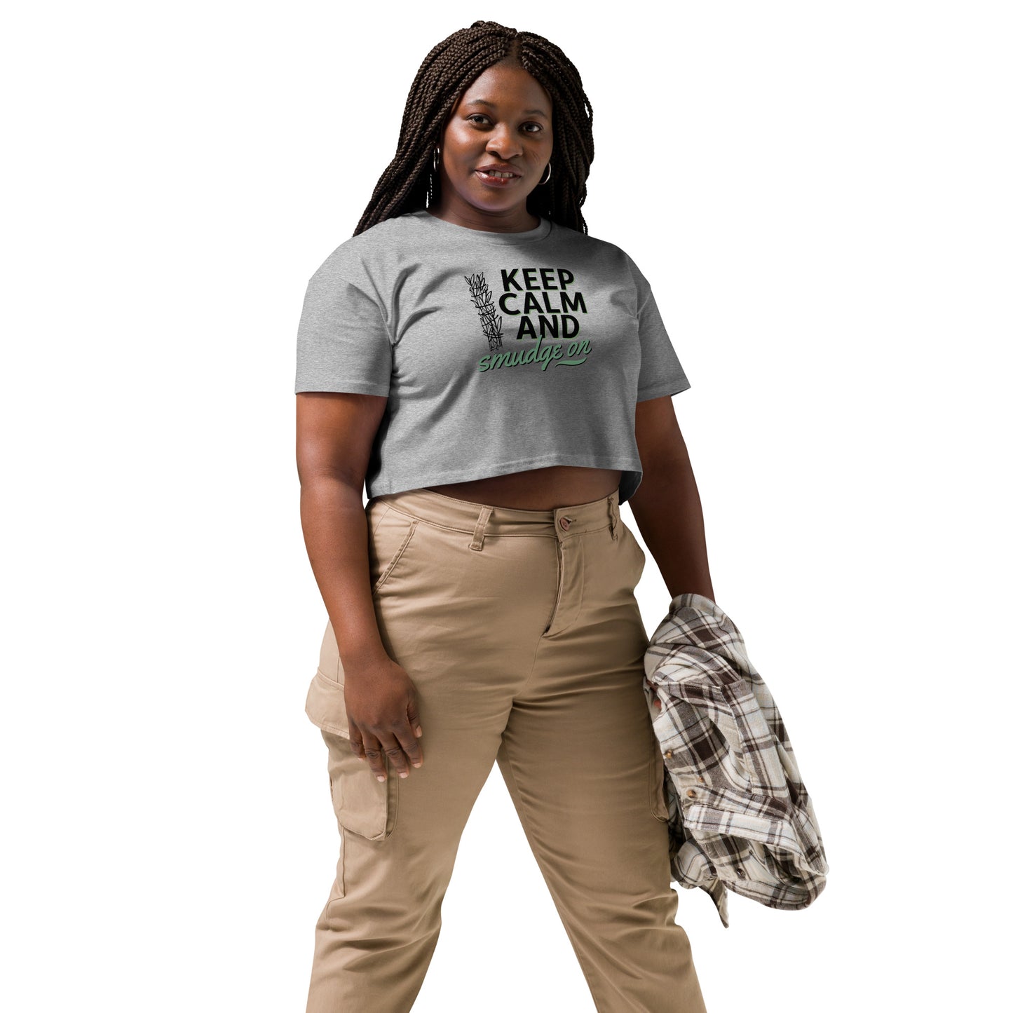 WS Keep Calm Women’s Crop Top