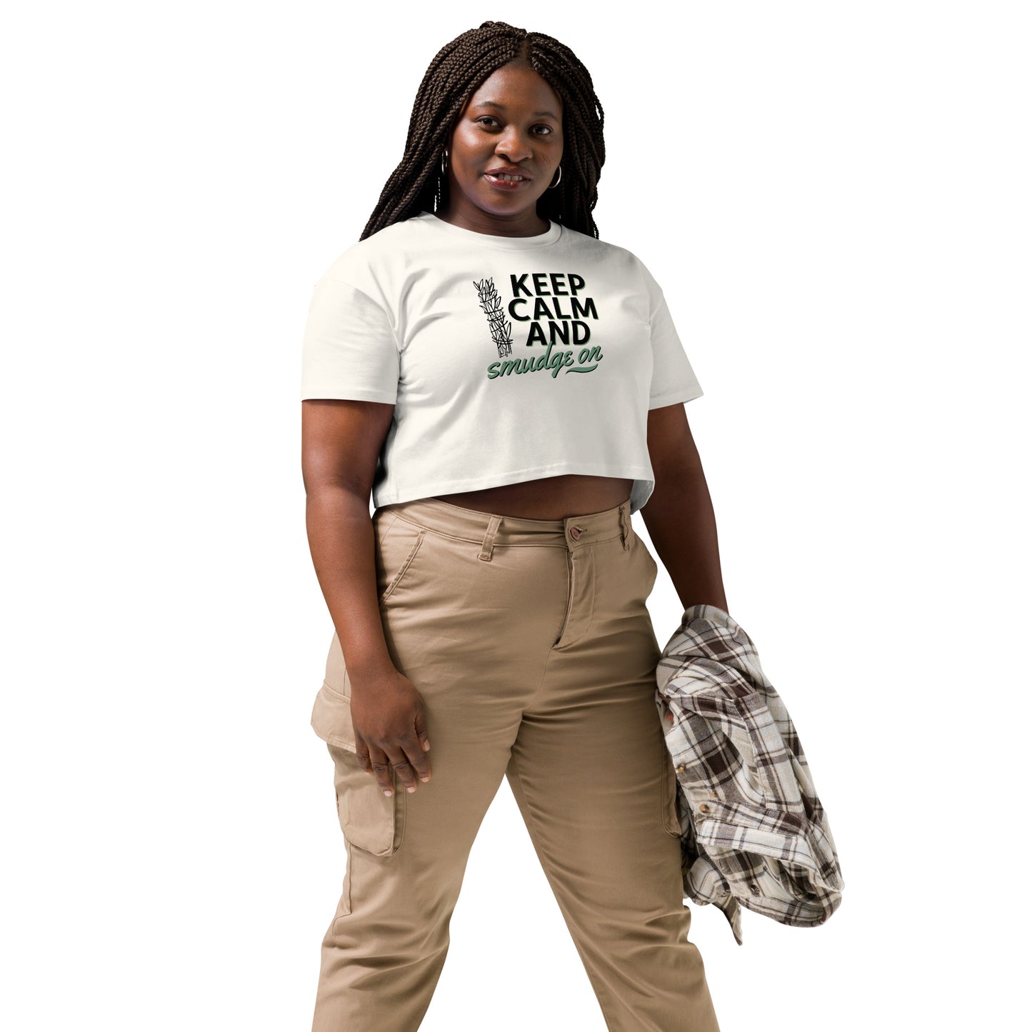 WS Keep Calm Women’s Crop Top