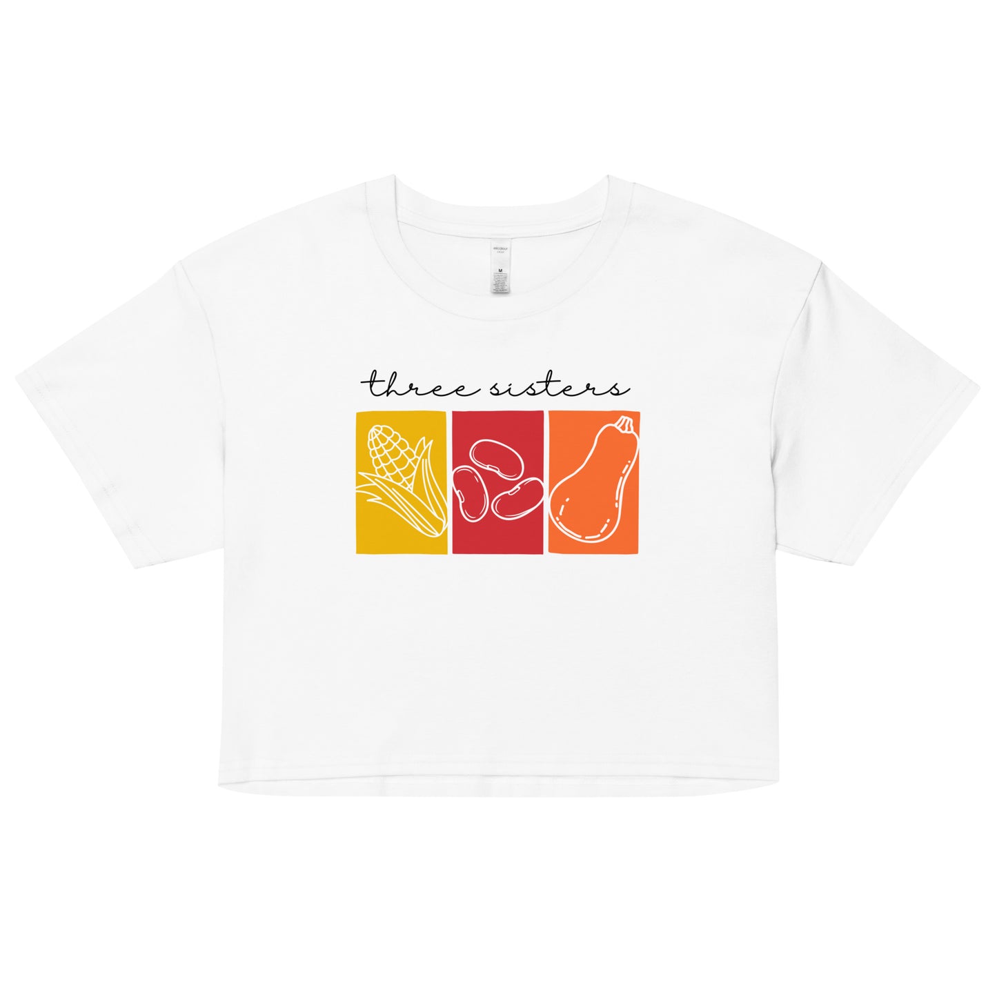 WS Three Sisters Crop Top (White)