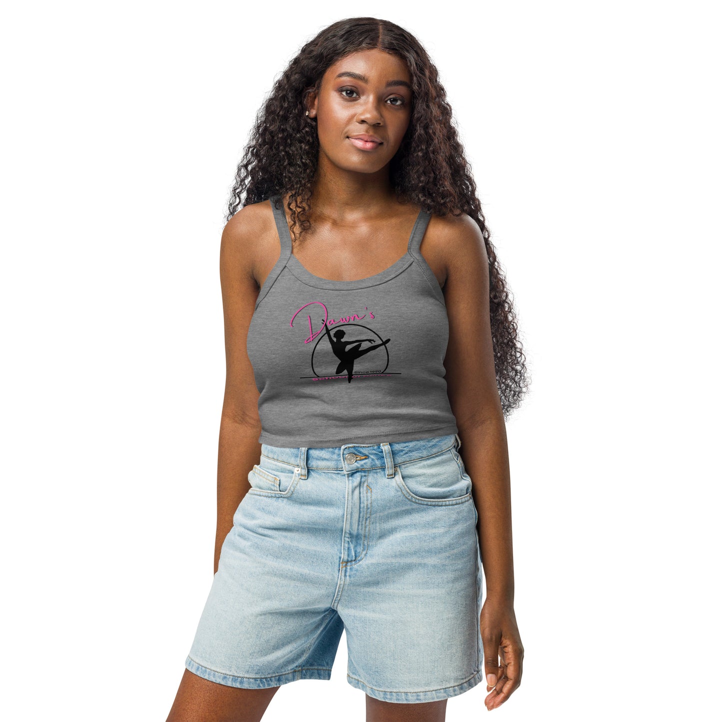 DSOD Logo- Pink Women’s Micro-Rib Tank Top