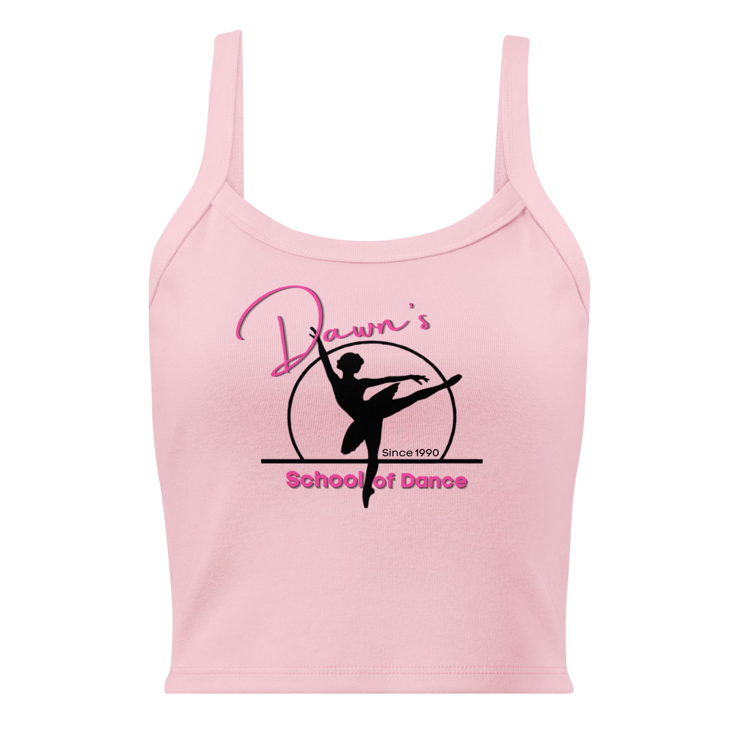 DSOD Logo- Pink Women’s Micro-Rib Tank Top