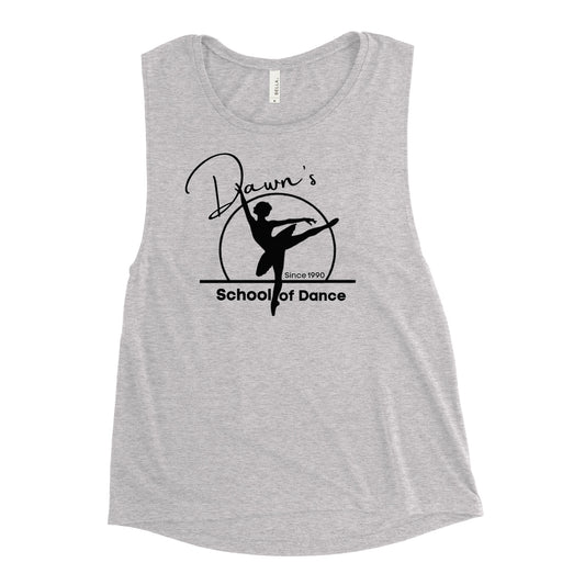DSOD Logo- Black Women’s Flowy Muscle Tank