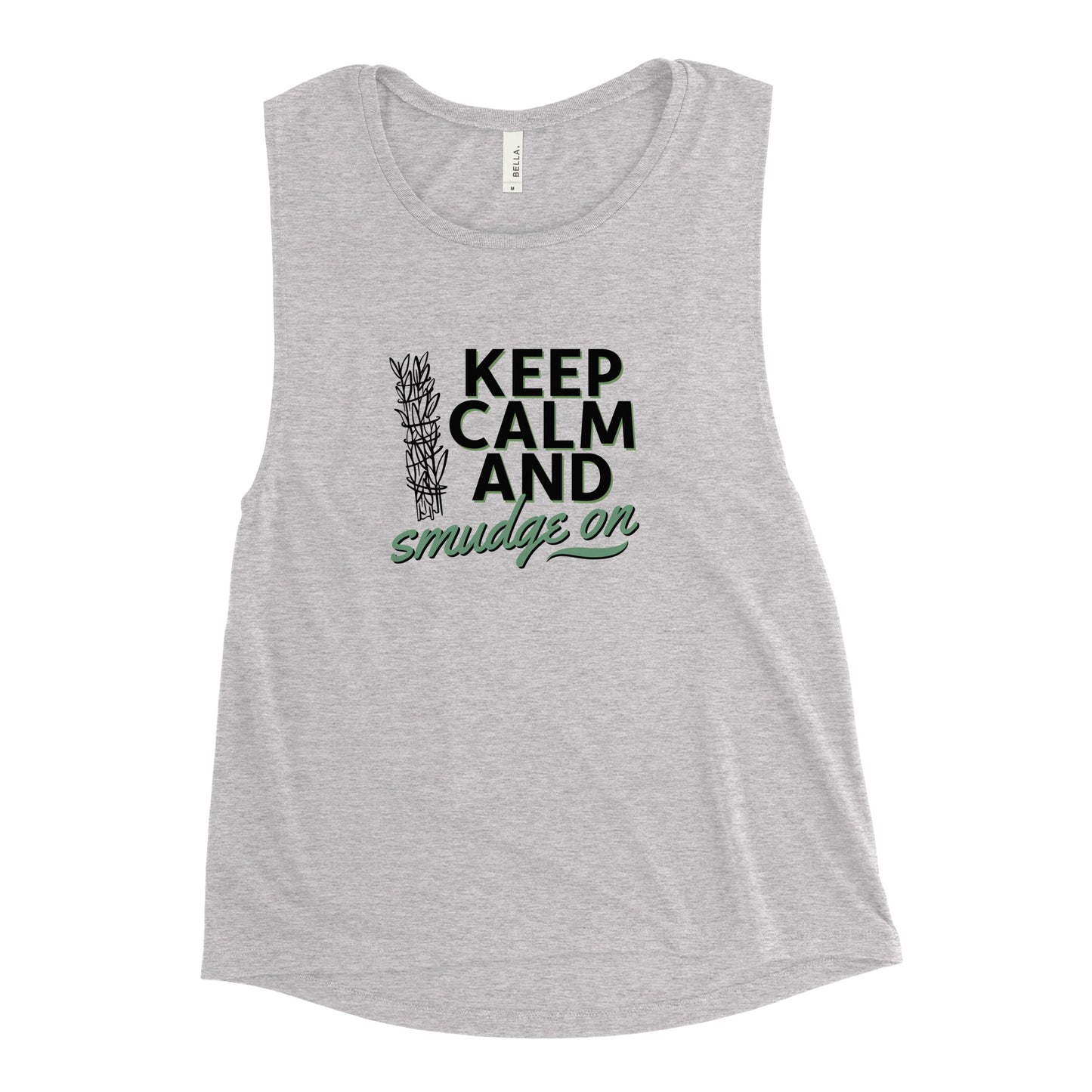 WS Keep Calm Ladies Tank Top