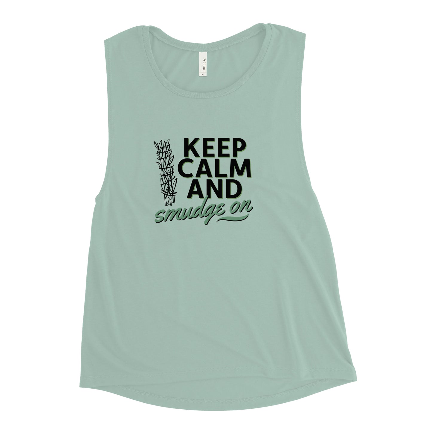 WS Keep Calm Ladies Tank Top