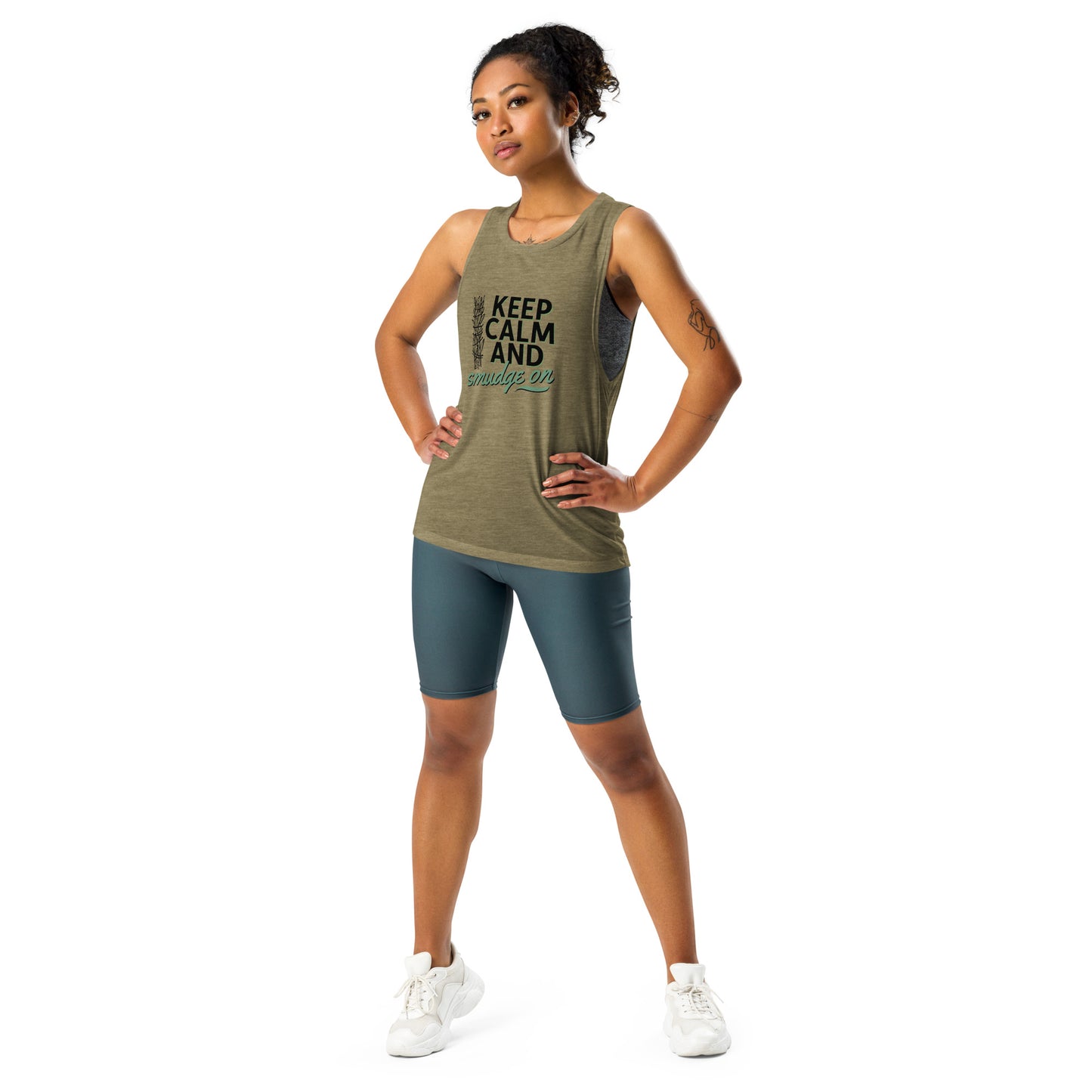 WS Keep Calm Ladies Tank Top
