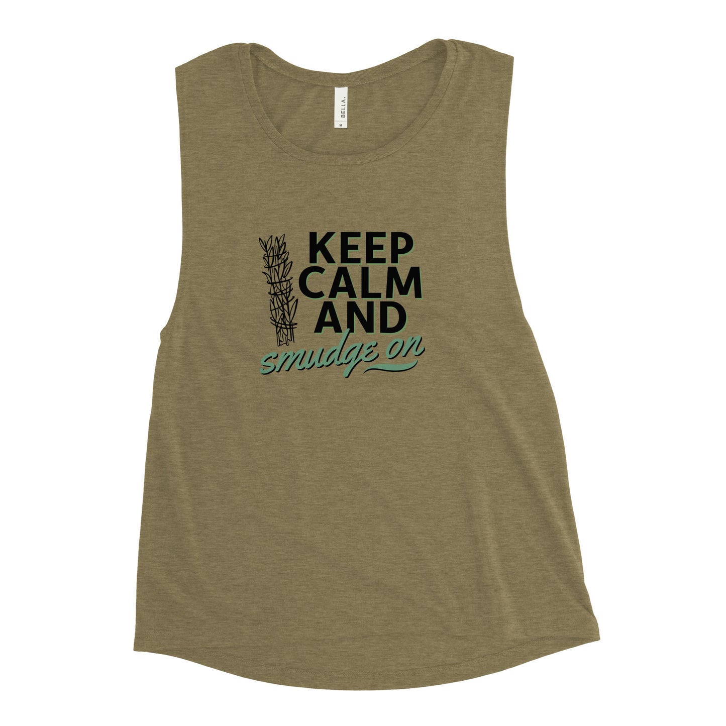 WS Keep Calm Ladies Tank Top