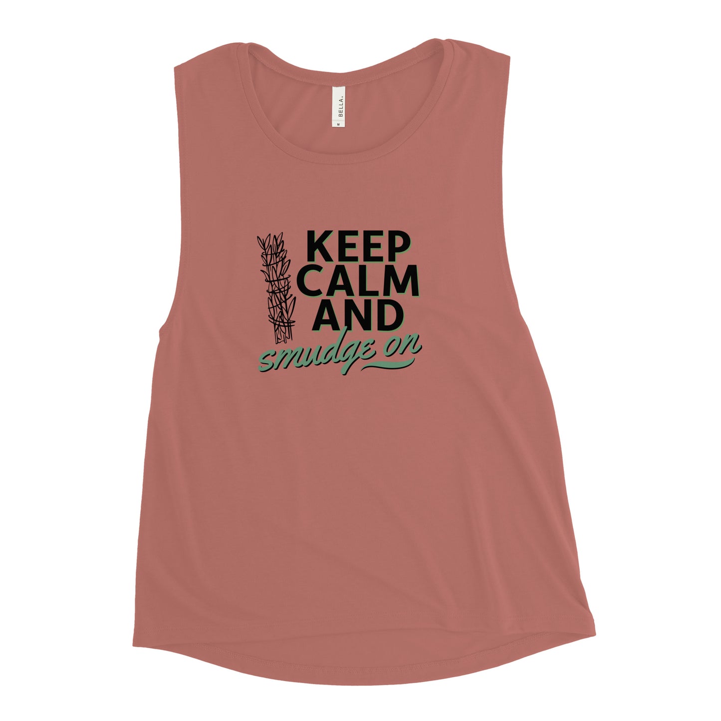 WS Keep Calm Ladies Tank Top