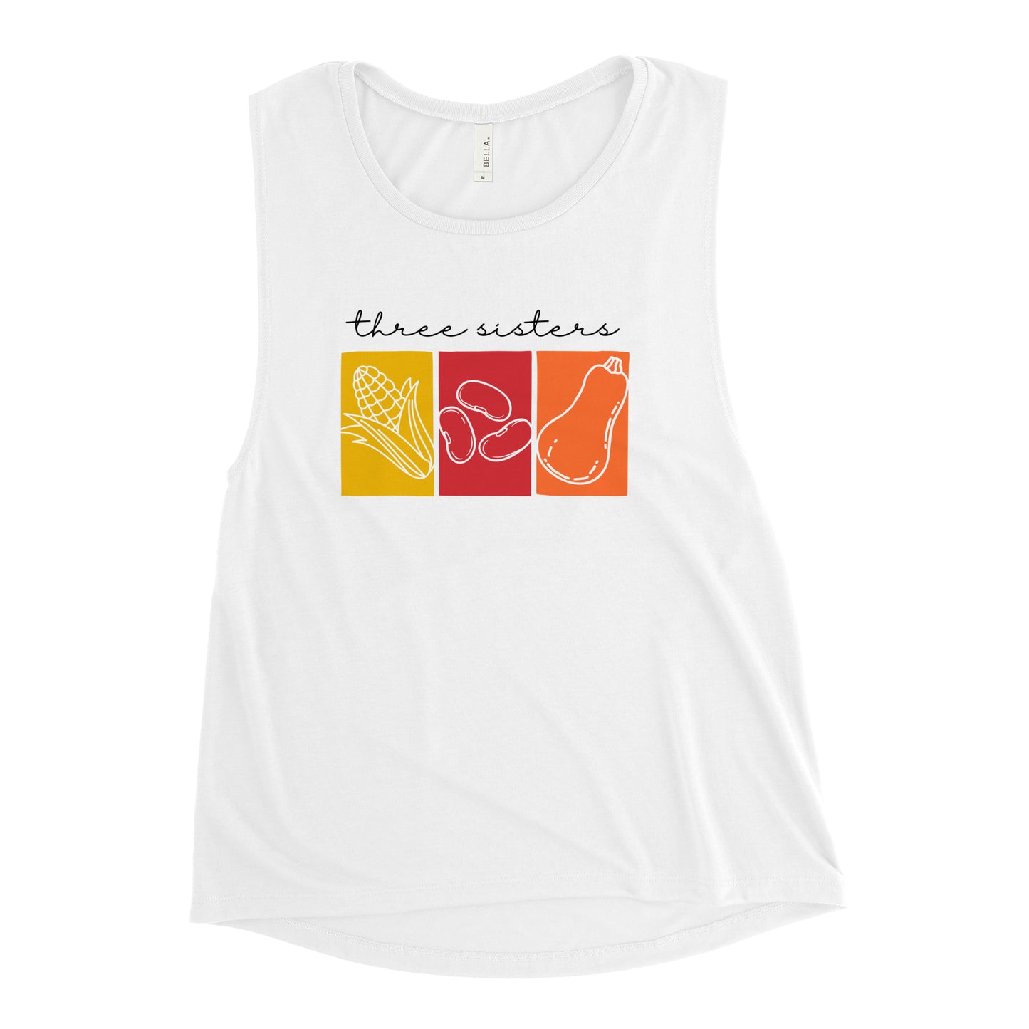 WS Three Sisters Ladies Tank Top (White)
