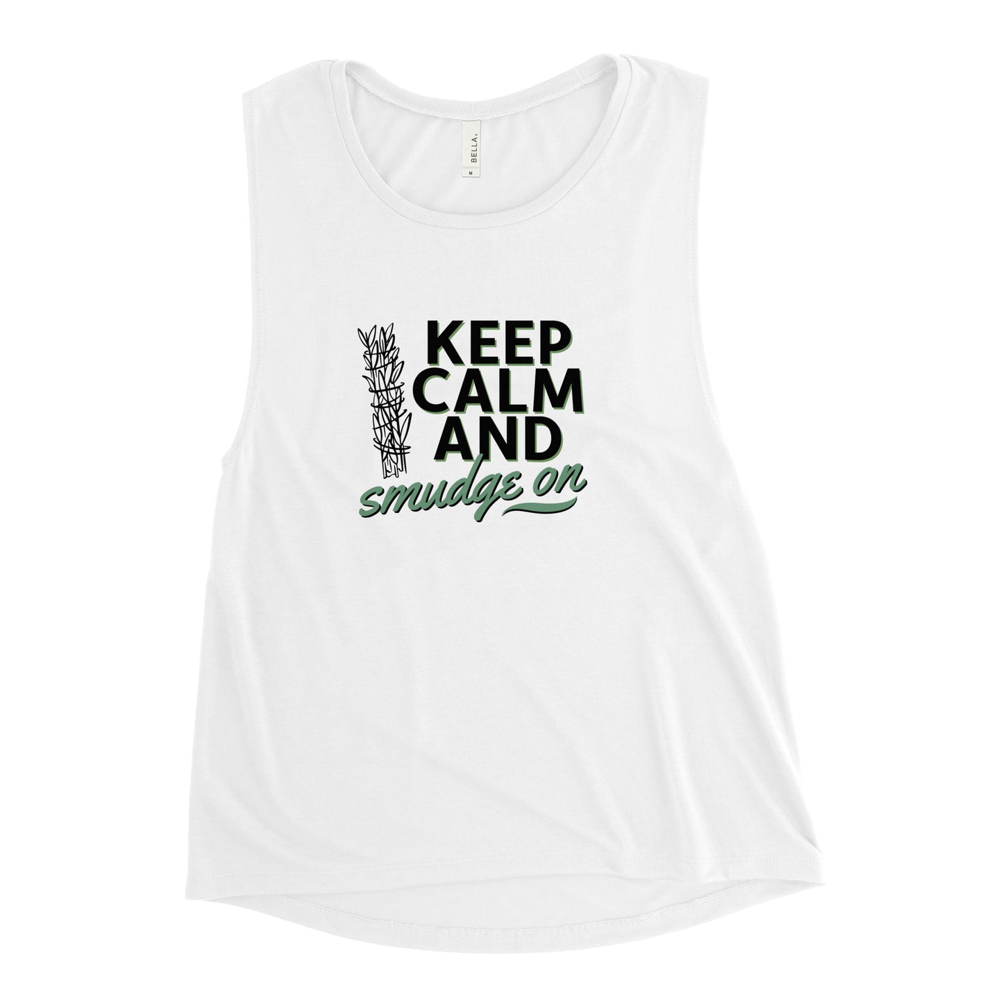 WS Keep Calm Ladies Tank Top