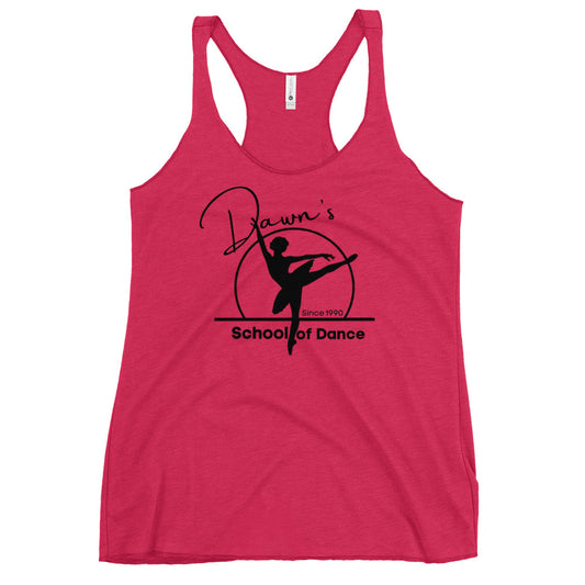 DSOD Logo- Black Women's Racerback Tank
