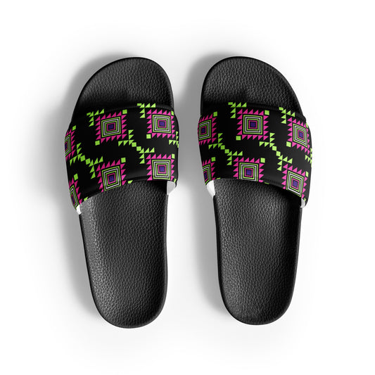 WS Women's Slides (Black Tribal)