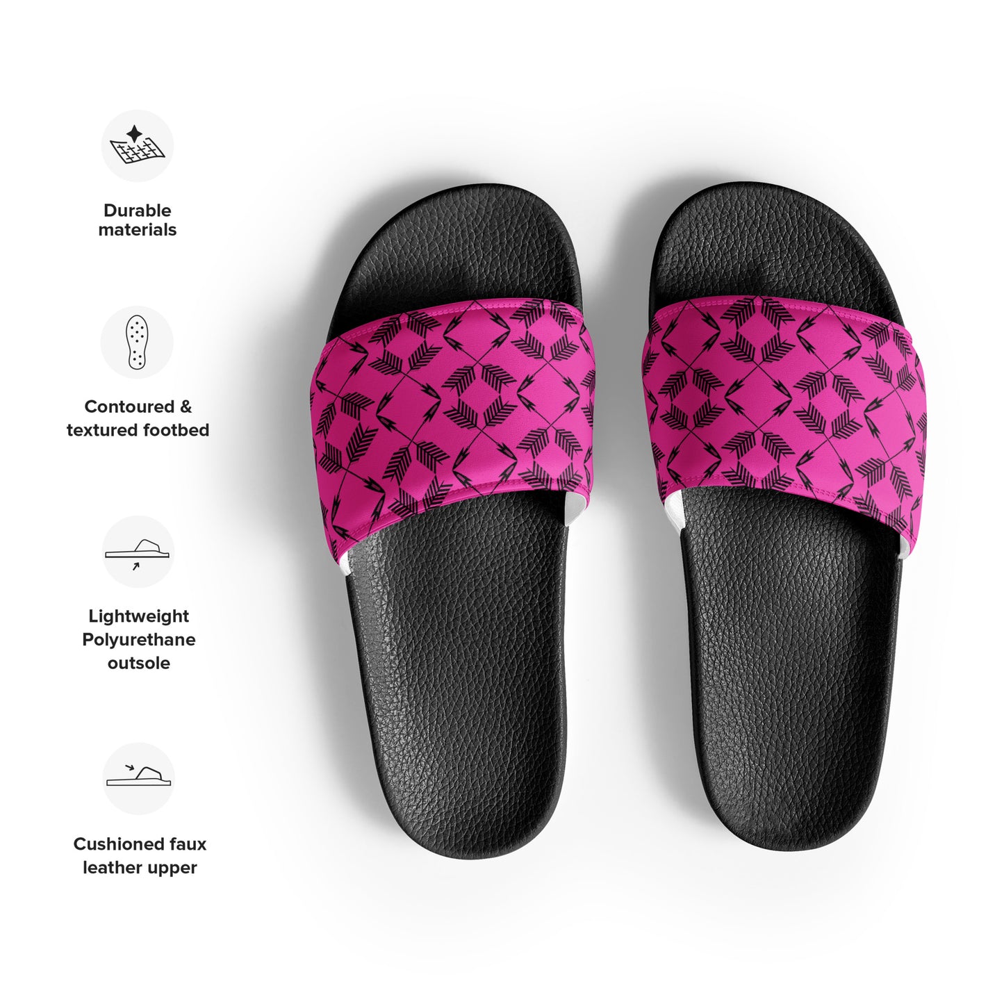WS Women's Slides (Pink Arrow)