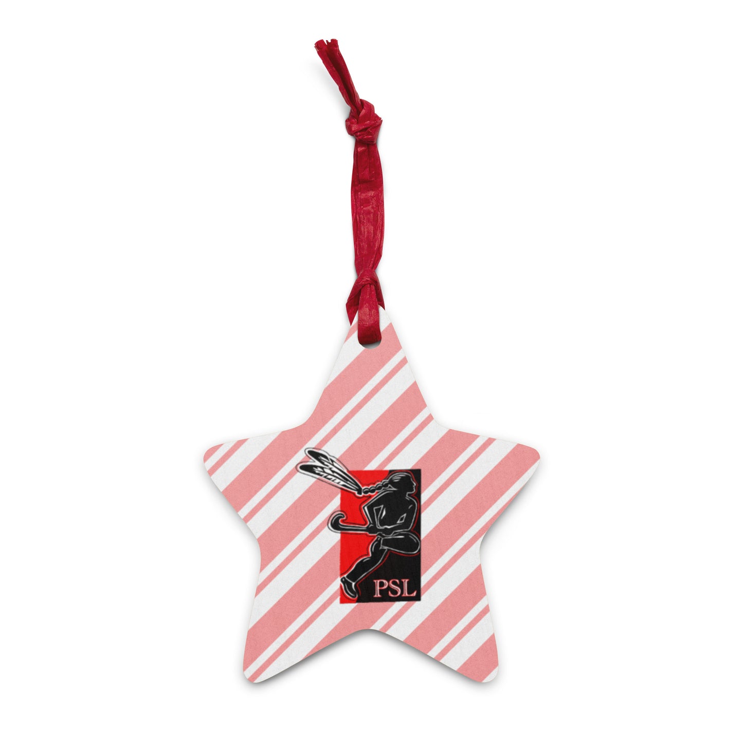 PSL Ornament & Magnet - Candy Cane Stripes (Wooden)